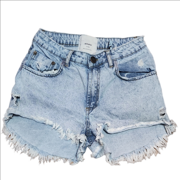 One Teaspoon Bonitas Denim Shorts - Size 28