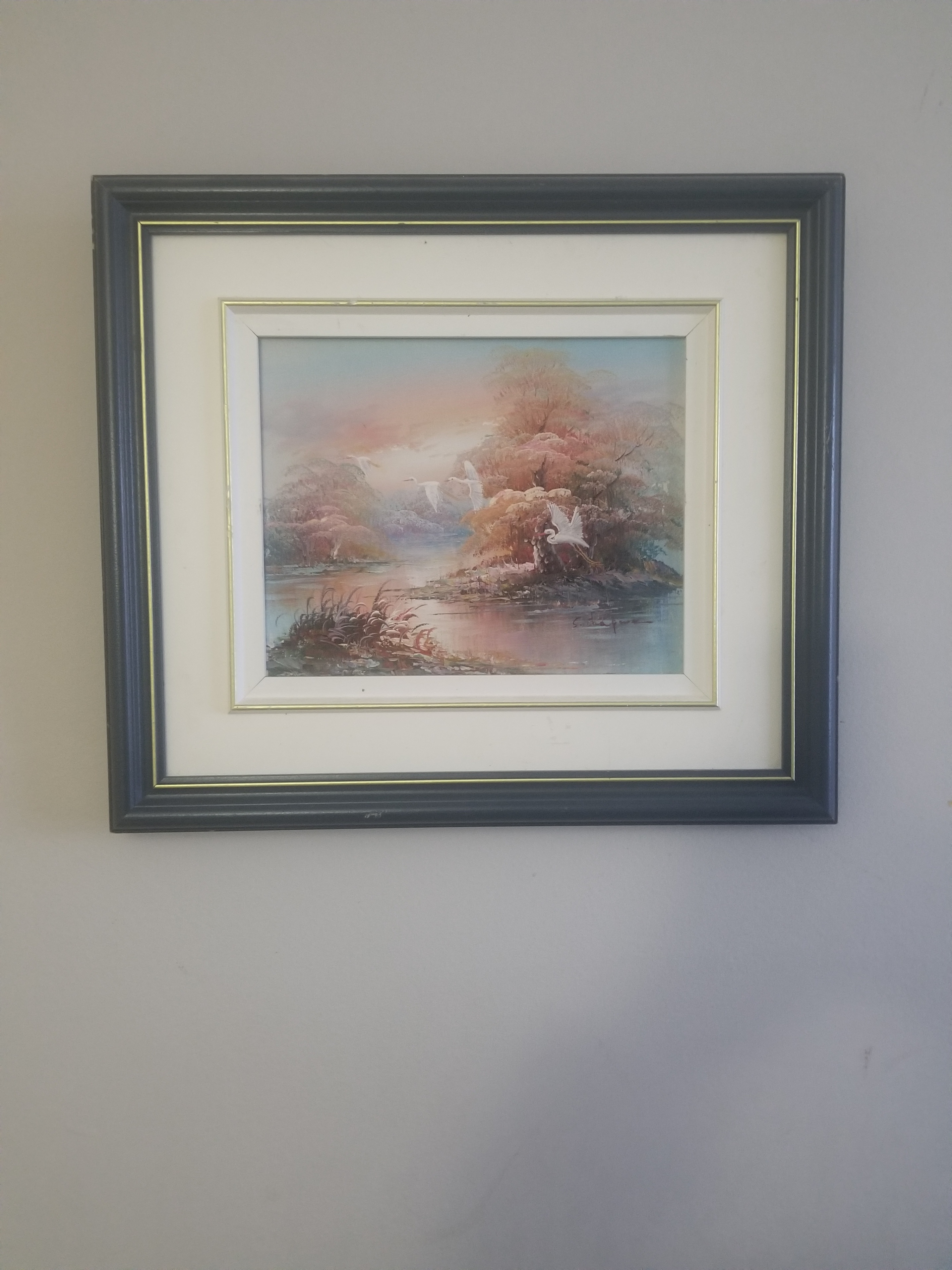 Atmospheric Framed Scenic Wall Art