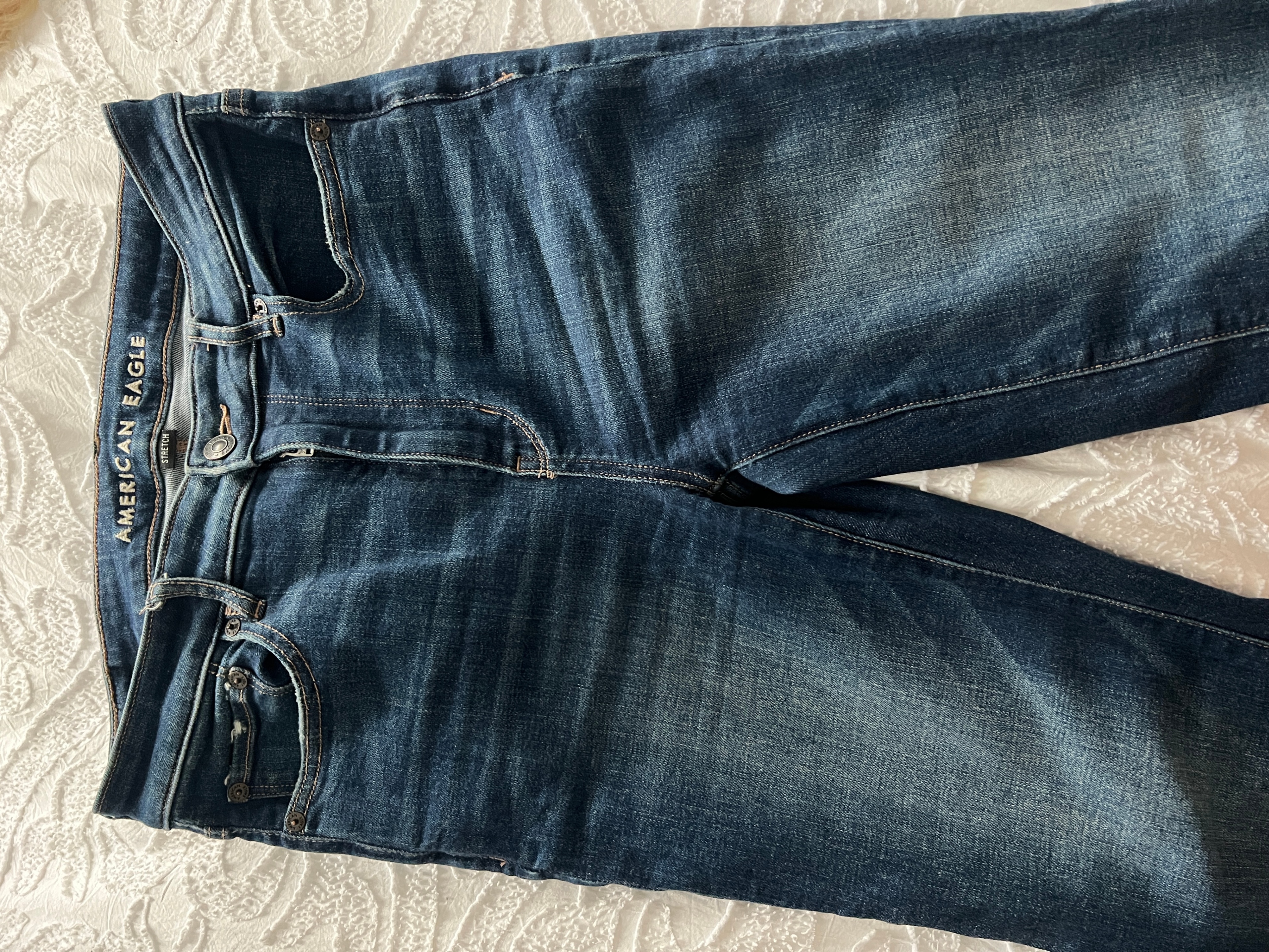 American Eagle Super Hi-Rise Flare Jeans - Size 6 - photo 4