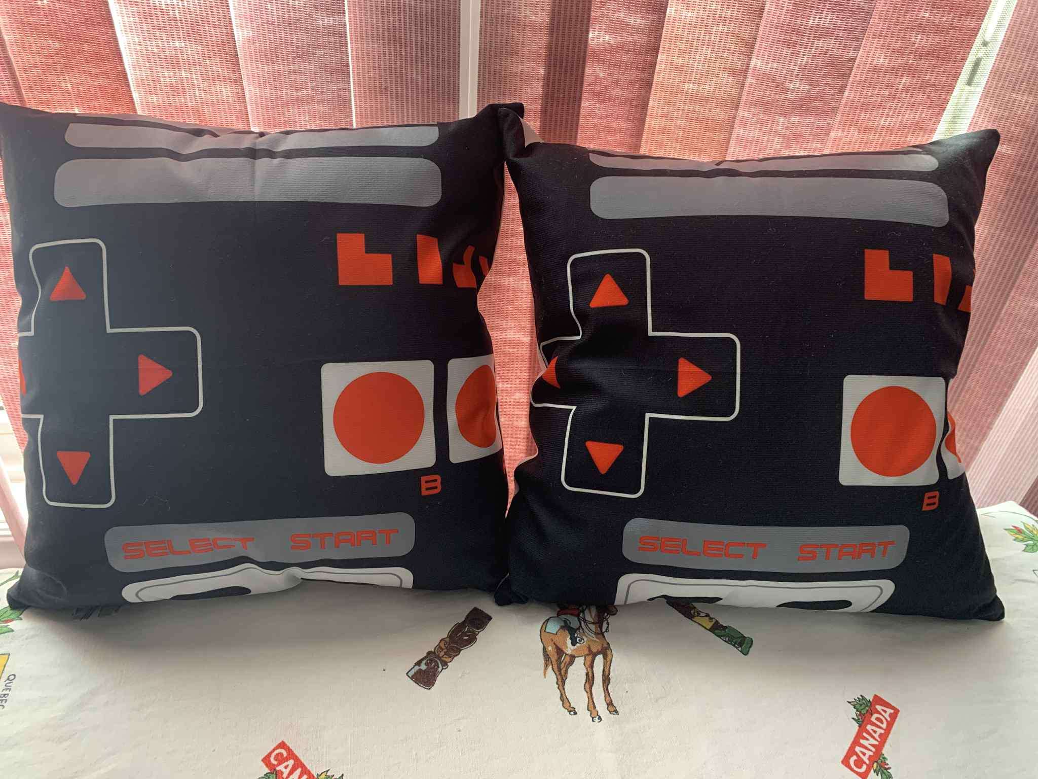 Nintendo Controller Throw Pillows - Set of 2