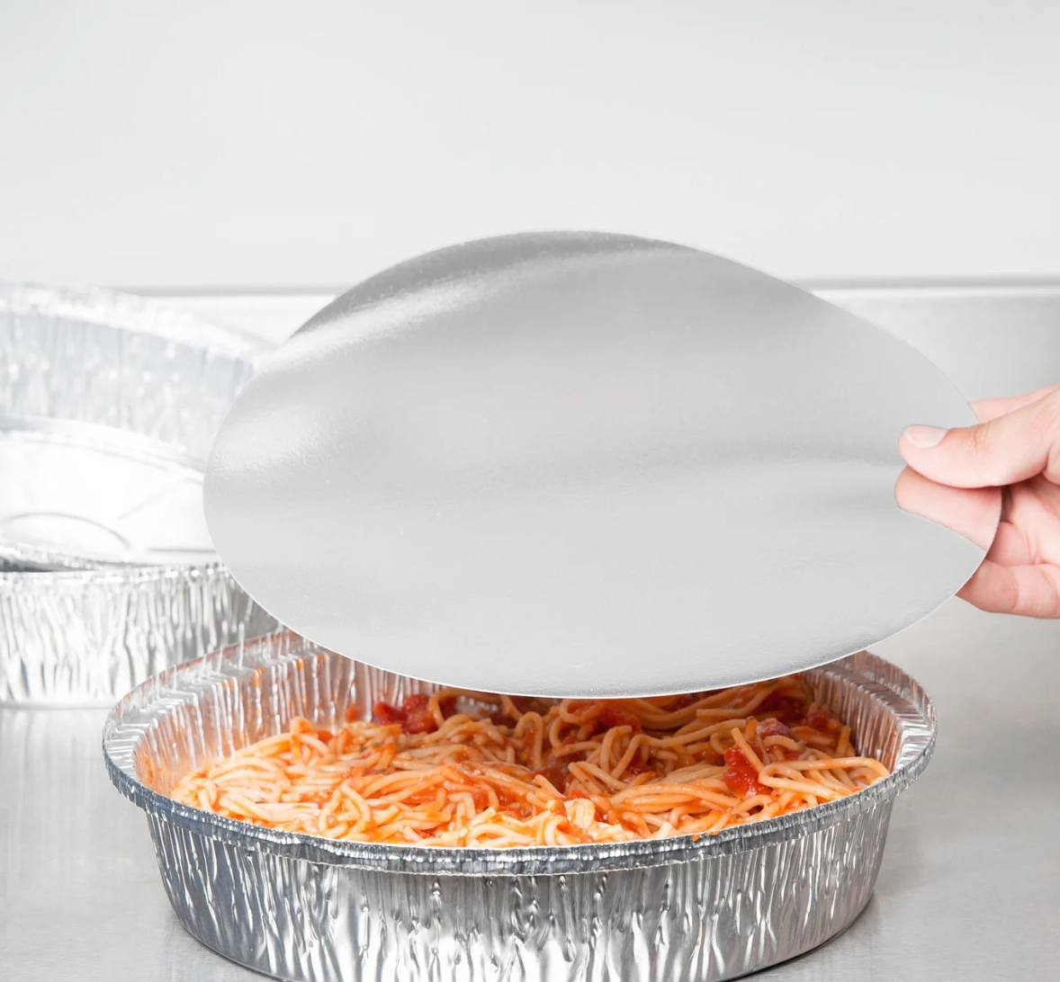 Heavy 7" Rhino-Foil Laminated Board Lids, 500/case - photo 3