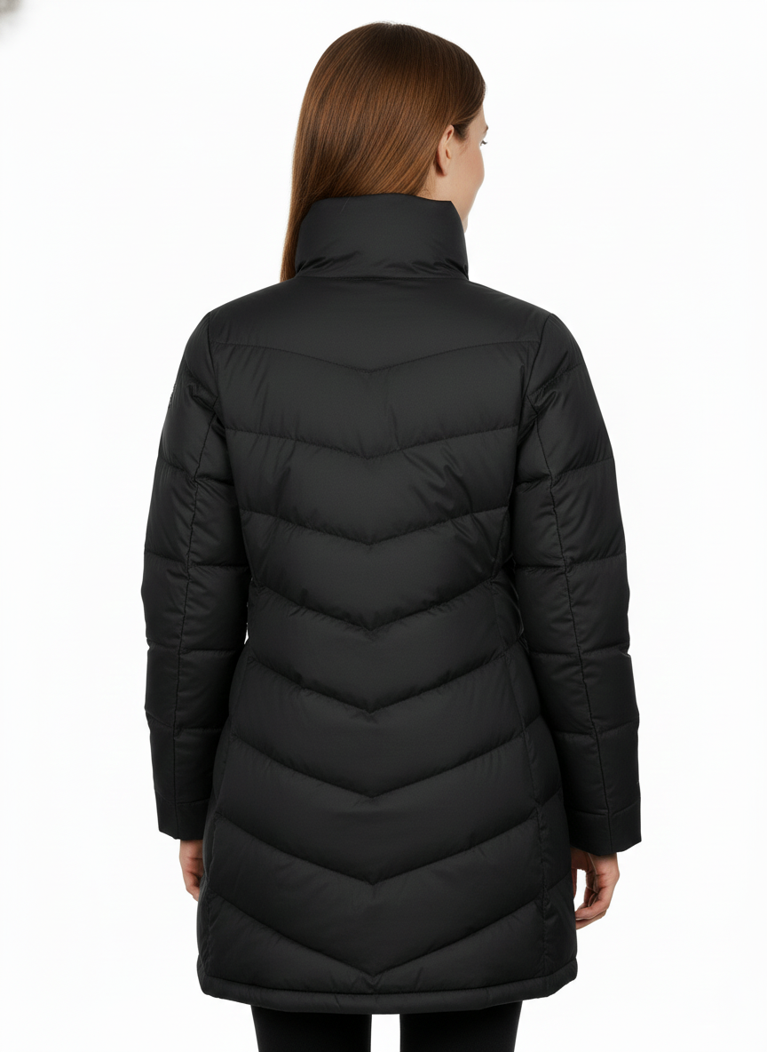🧥COLUMBIA Women Omni-Heat Long Puffer Jacket Parka Black S -30°C - photo 3