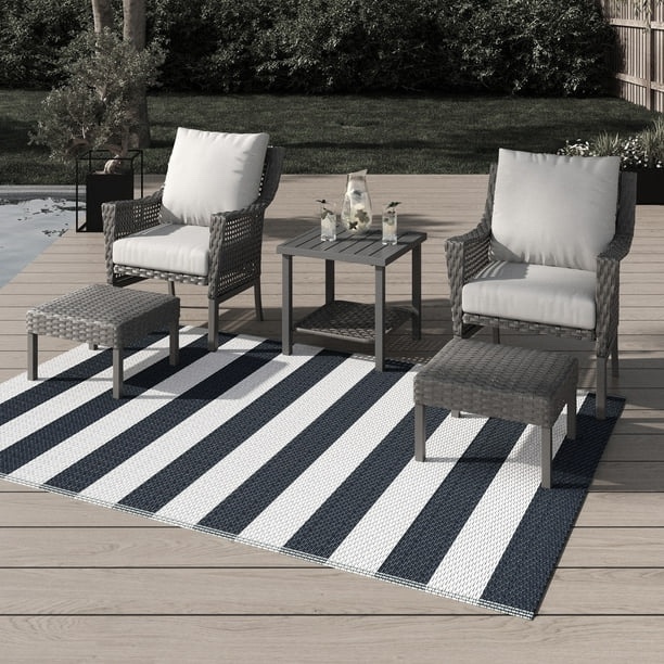 5 STYLES - INDOOR/OUTDOOR Rugs - Sizes are all around 5'/6' - photo 2