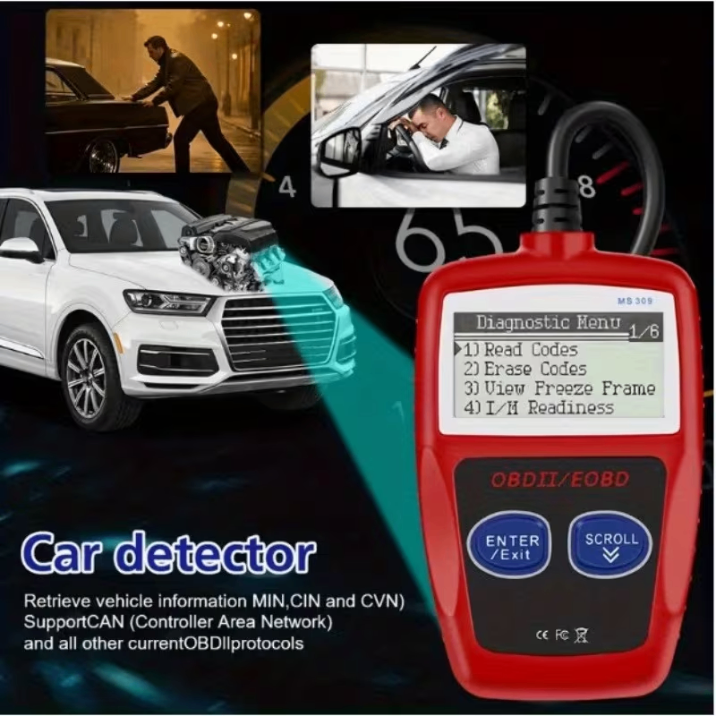 Upgraded Version MS309-OBDII Fault Code Reader - photo 2