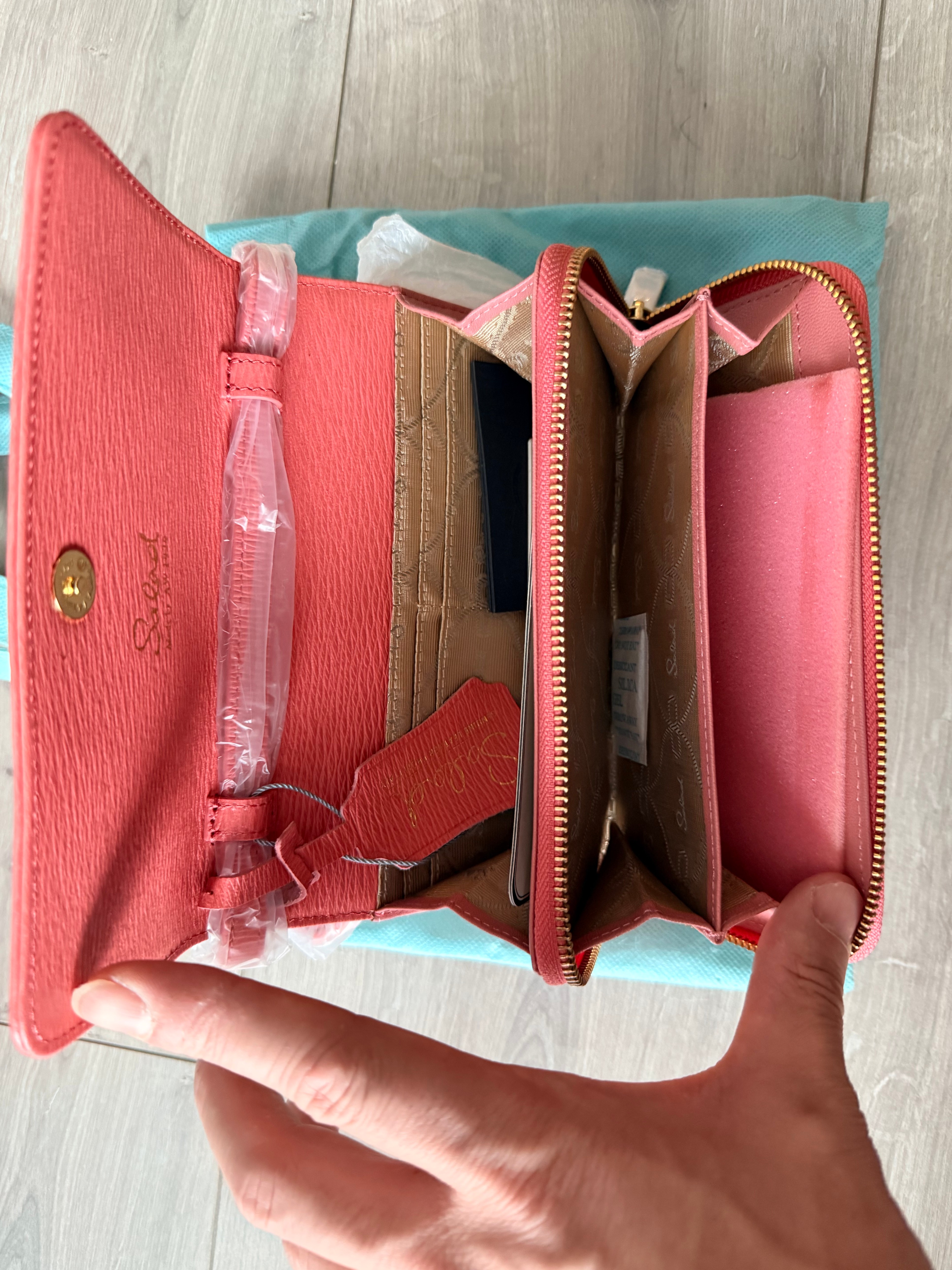 SALAD Leather Crossbody / Wallet Style Bag - photo 2