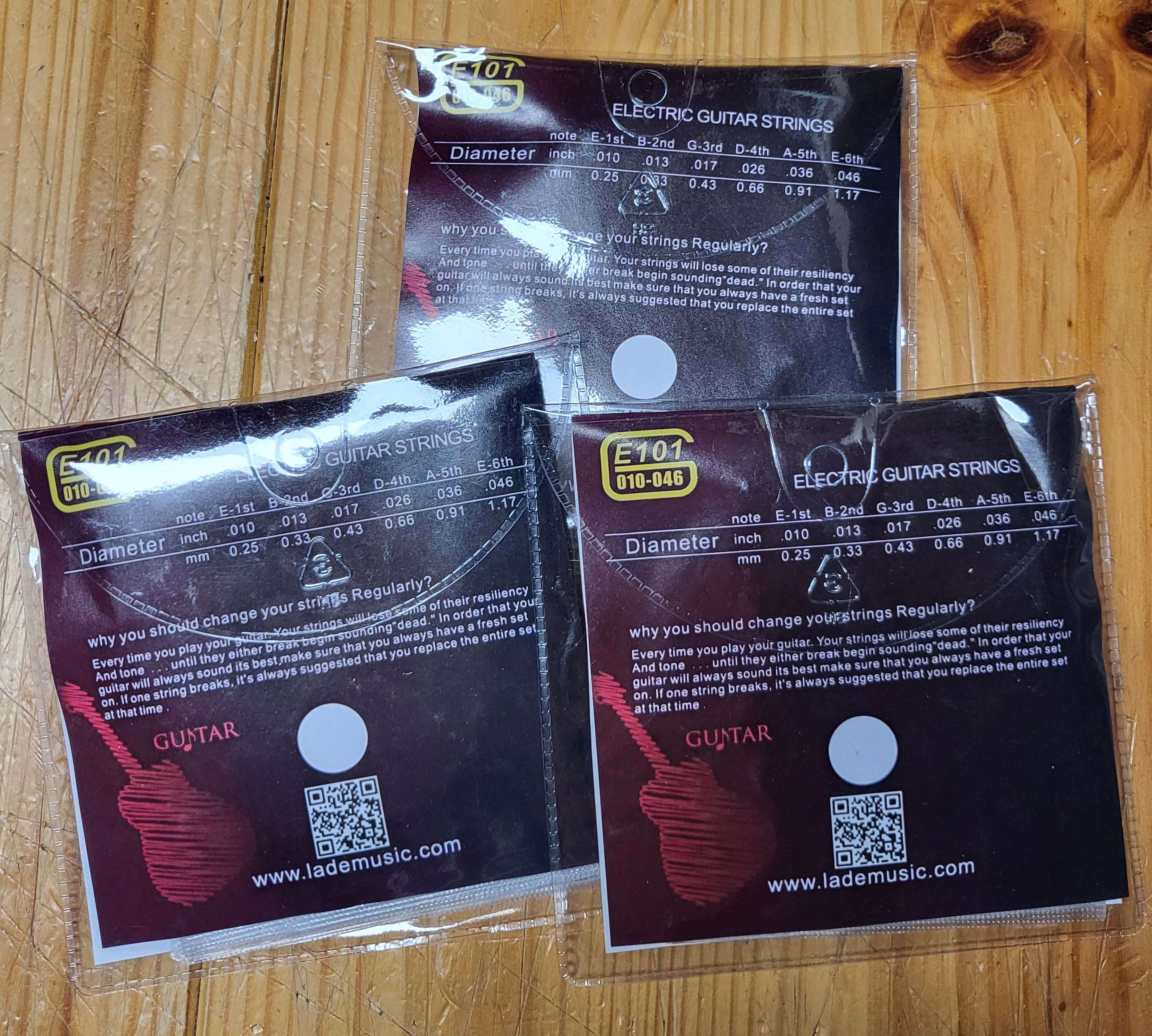 3 Sets-Electric Guitar Strings Nickel Alloy Wound, Bright Tone - photo 2