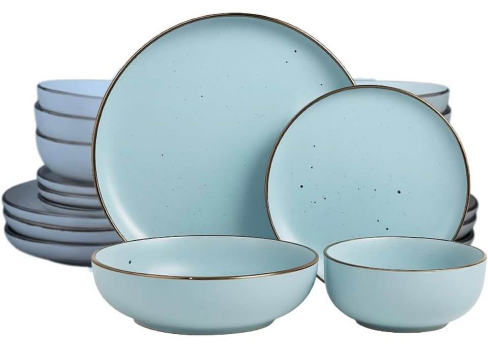 Blue 16 pcs dinner set-Stoneware