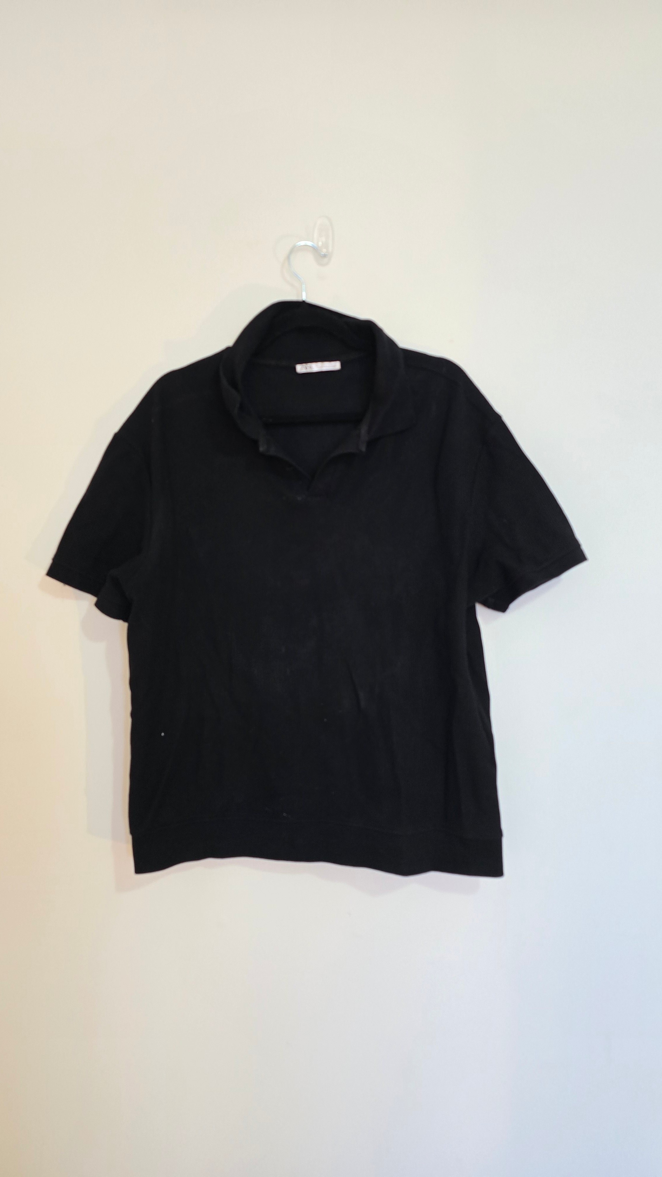 Six Zara Ribbed Polo Shirts - Size XL - photo 3