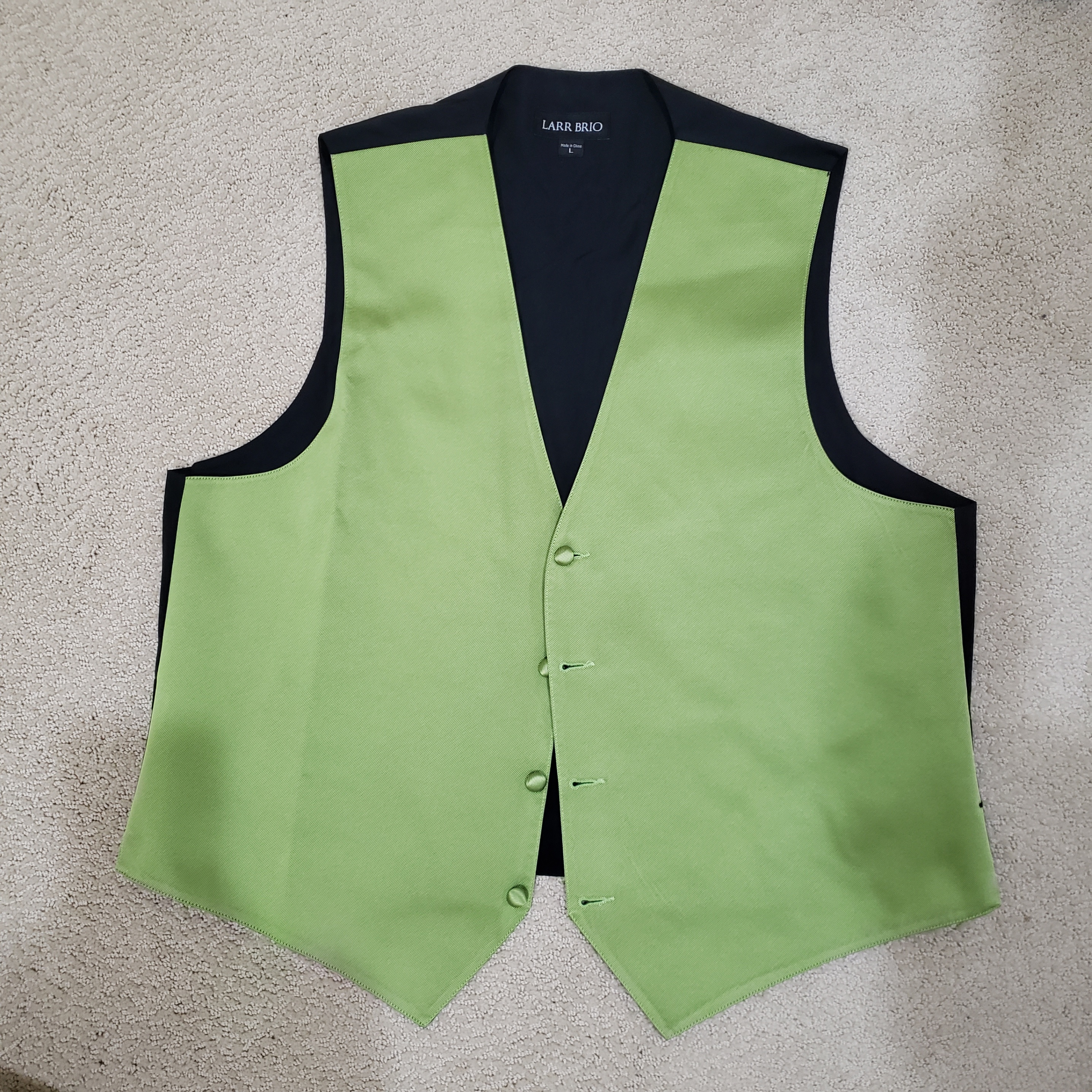 Men’s Lime Green Vests or Waistcoats