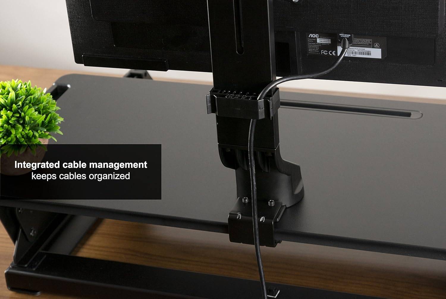 VIVO  Adjustable Single Monitor Mount for Sit-Stand Workstation - photo 5