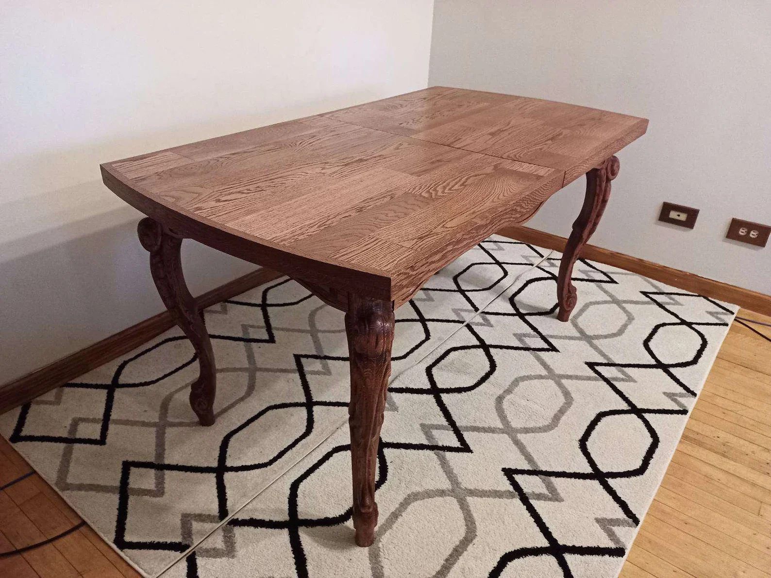 Custom Red Oak Convertible Dining Table [LOCAL - CHICAGO] - photo 5