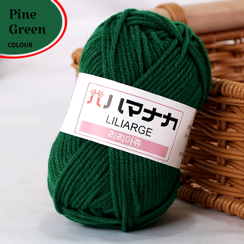 Liliarge 25g 4-Ply Blended Milk Cotton Acrylic Yarn
