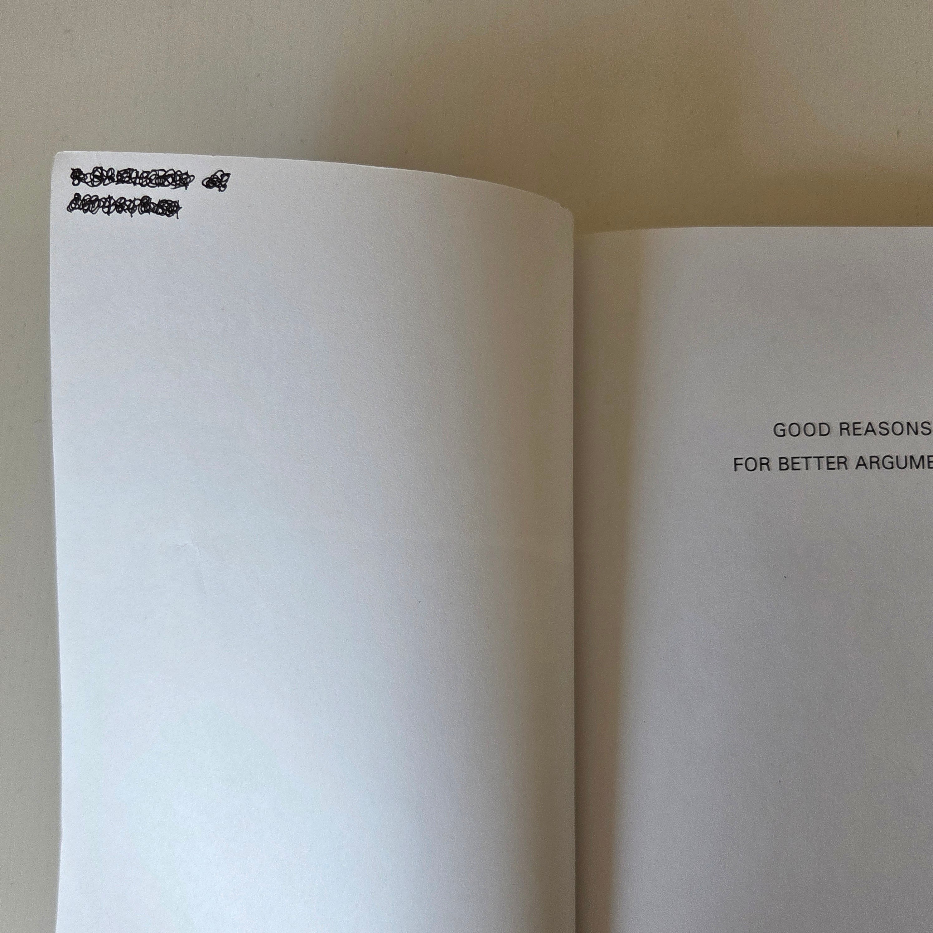 Good Reasons for Better Arguments - Jerome E Bickenbach - photo 2