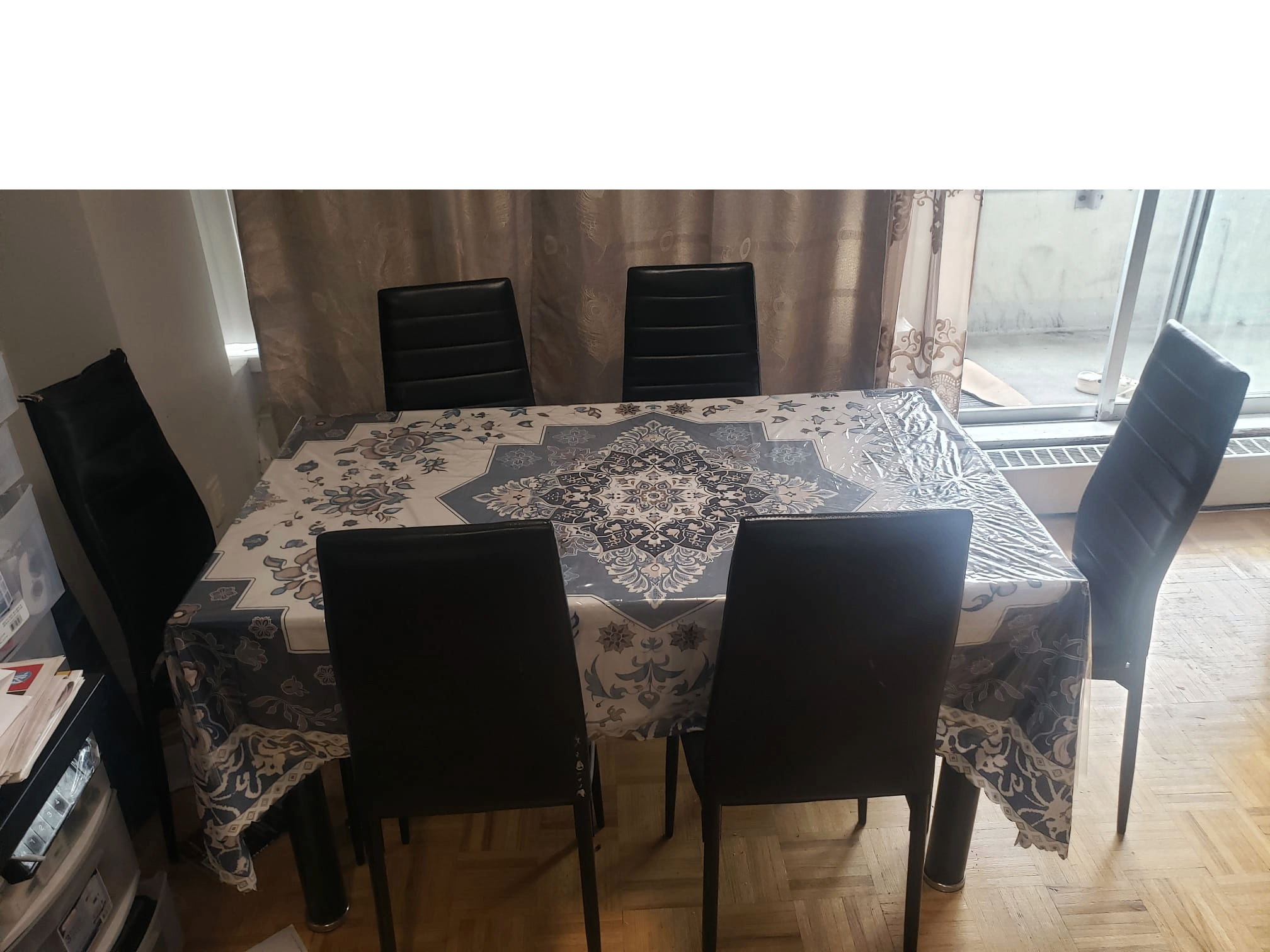 Dining Table Glass for 6 people (no chairs) - photo 2