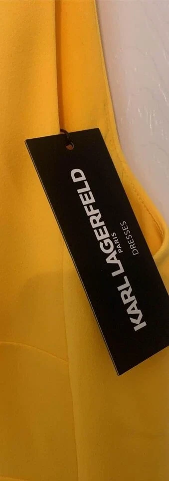 New Karl Lagerfeld Marigold Yellow Dress - photo 5