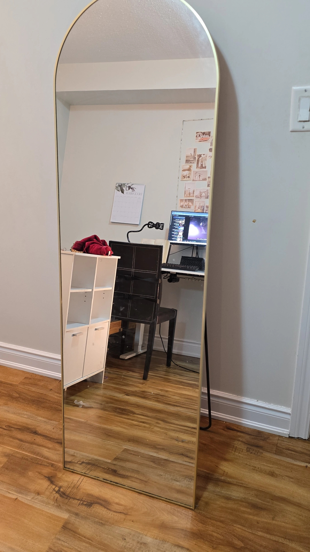 Sweetcrispy 59"x16" Arched Full Length Mirror - photo 4