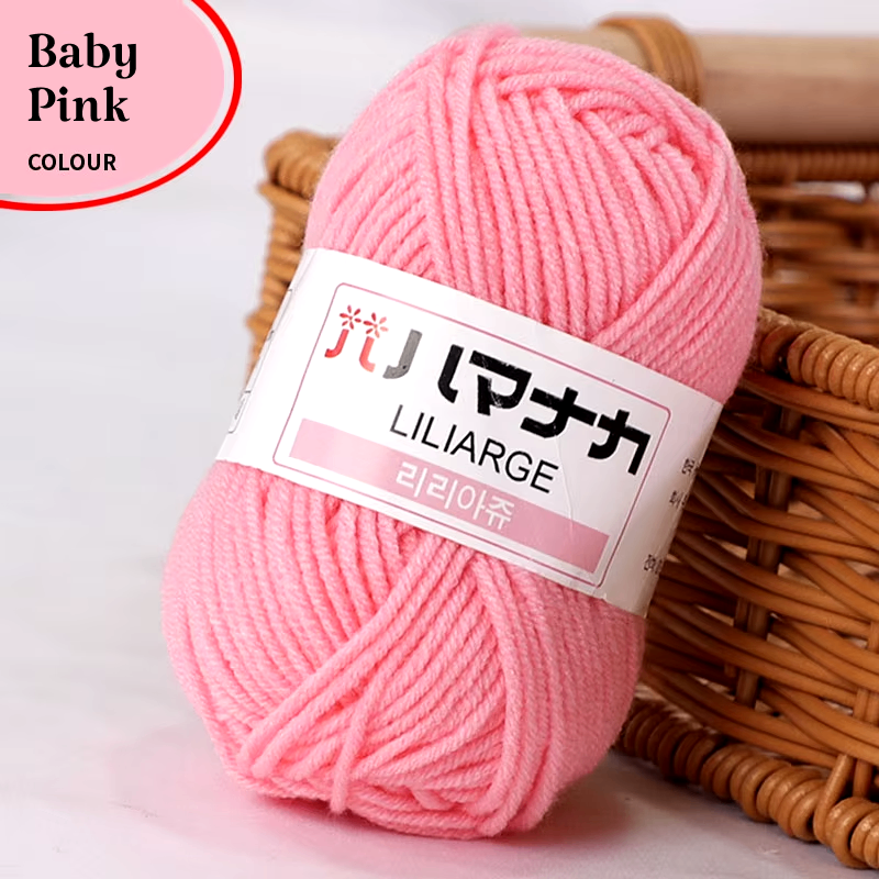 Liliarge 25g 4-Ply Blended Milk Cotton Acrylic Yarn - photo 3