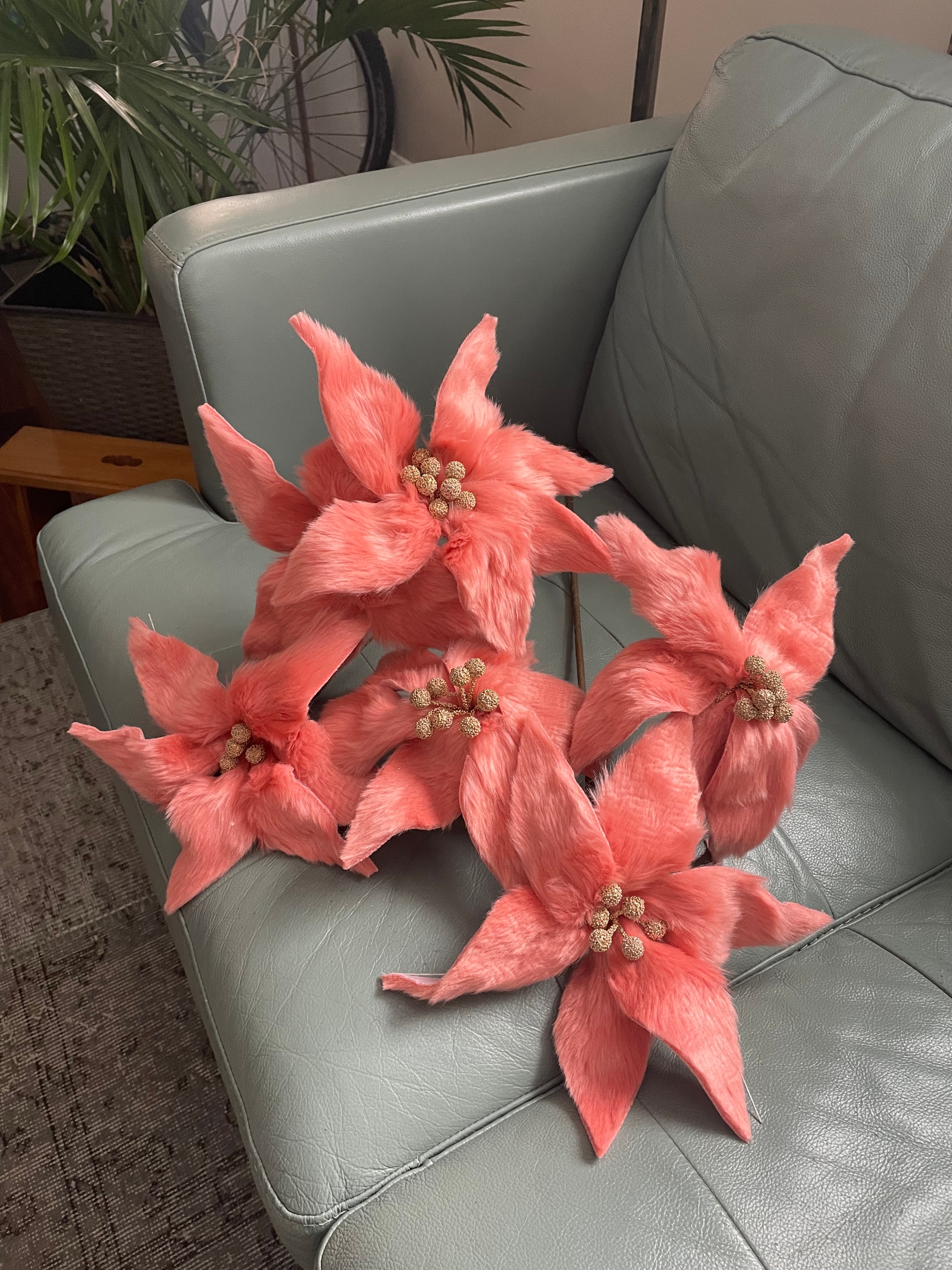 Poinsettia Stick Decorations - photo 2