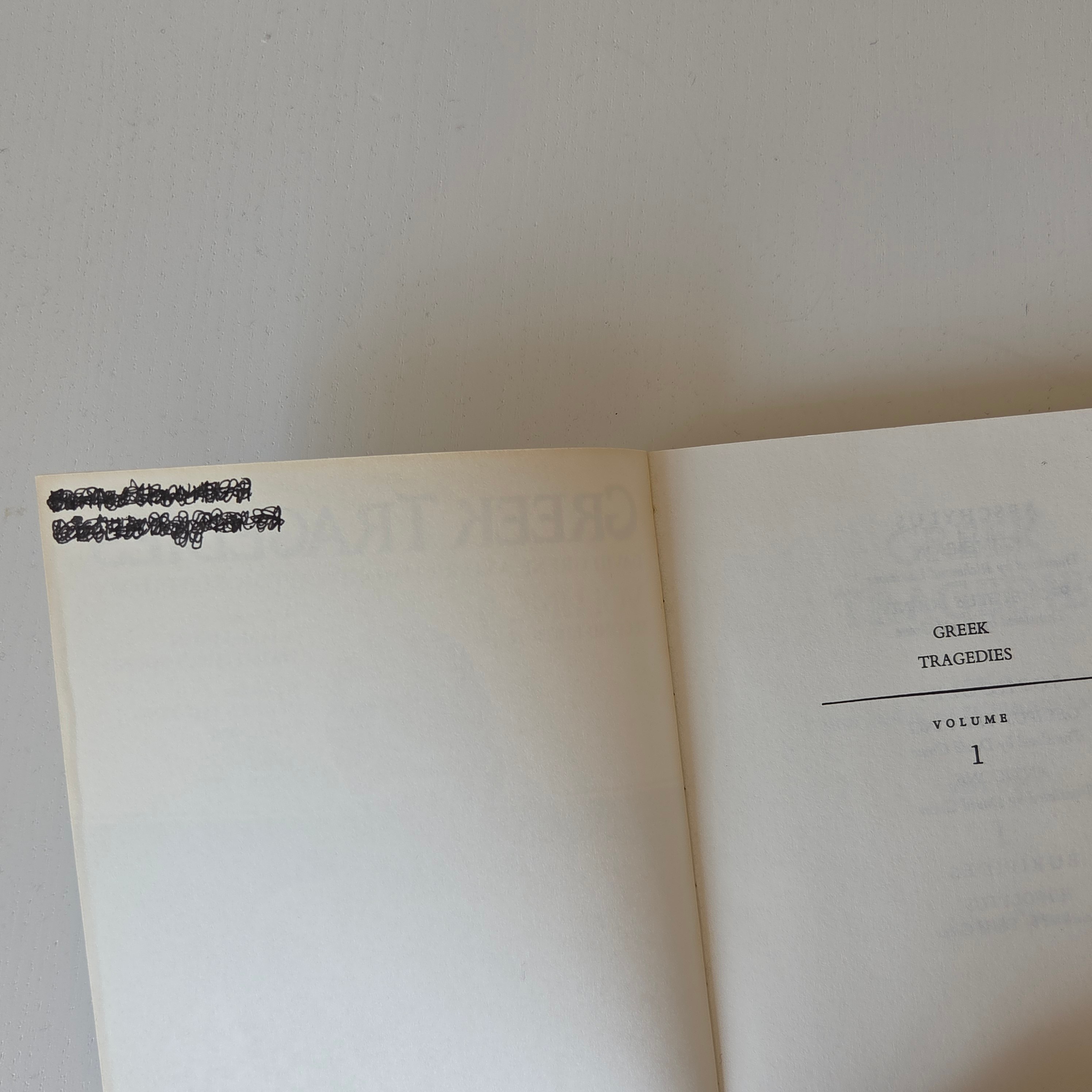 Greek Tragedies Vol 1 2nd Ed Paperback (1992) - photo 3