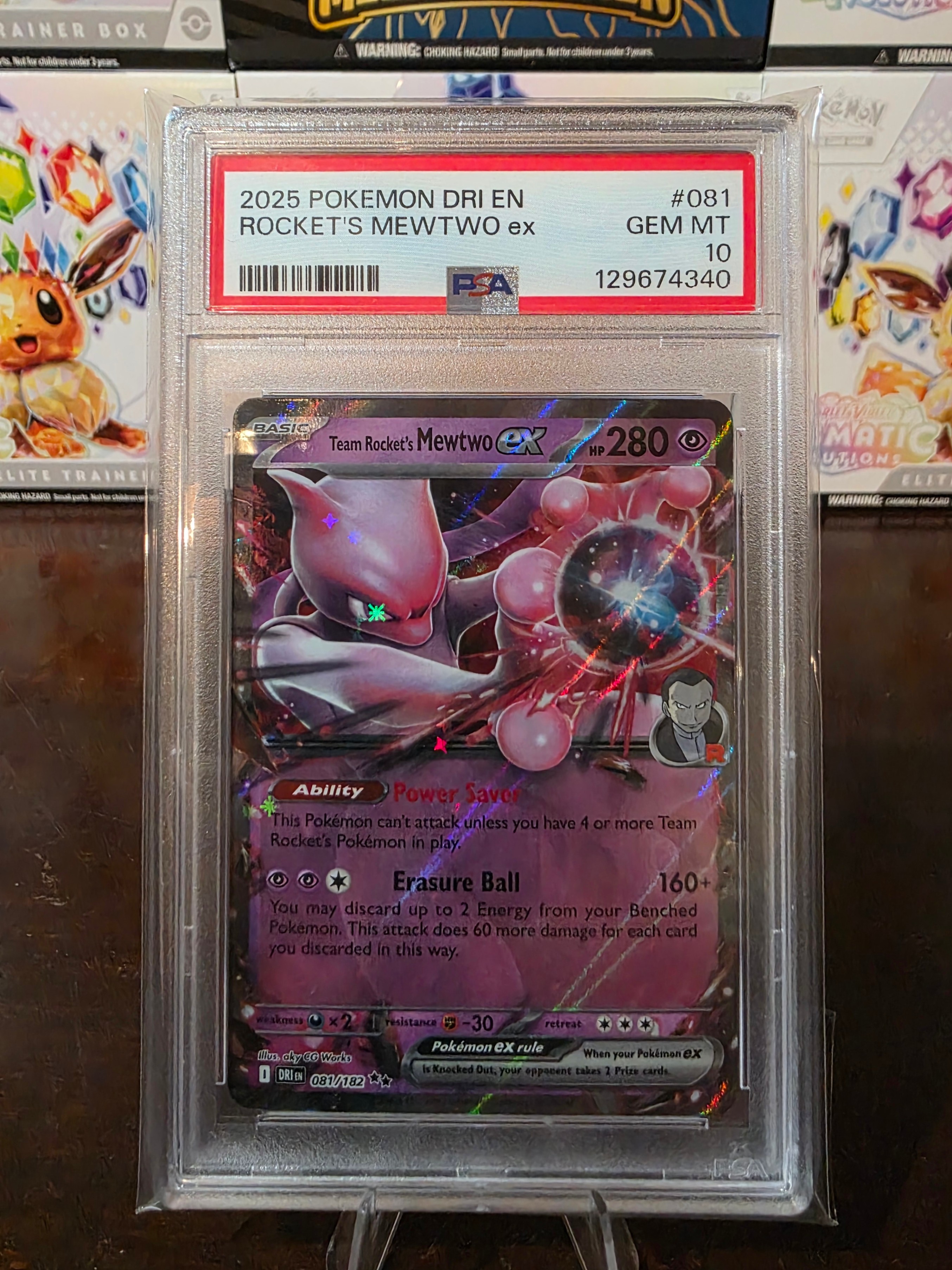 Team Rocket’s Mewtwo ex #81 PSA 10 GEM MINT