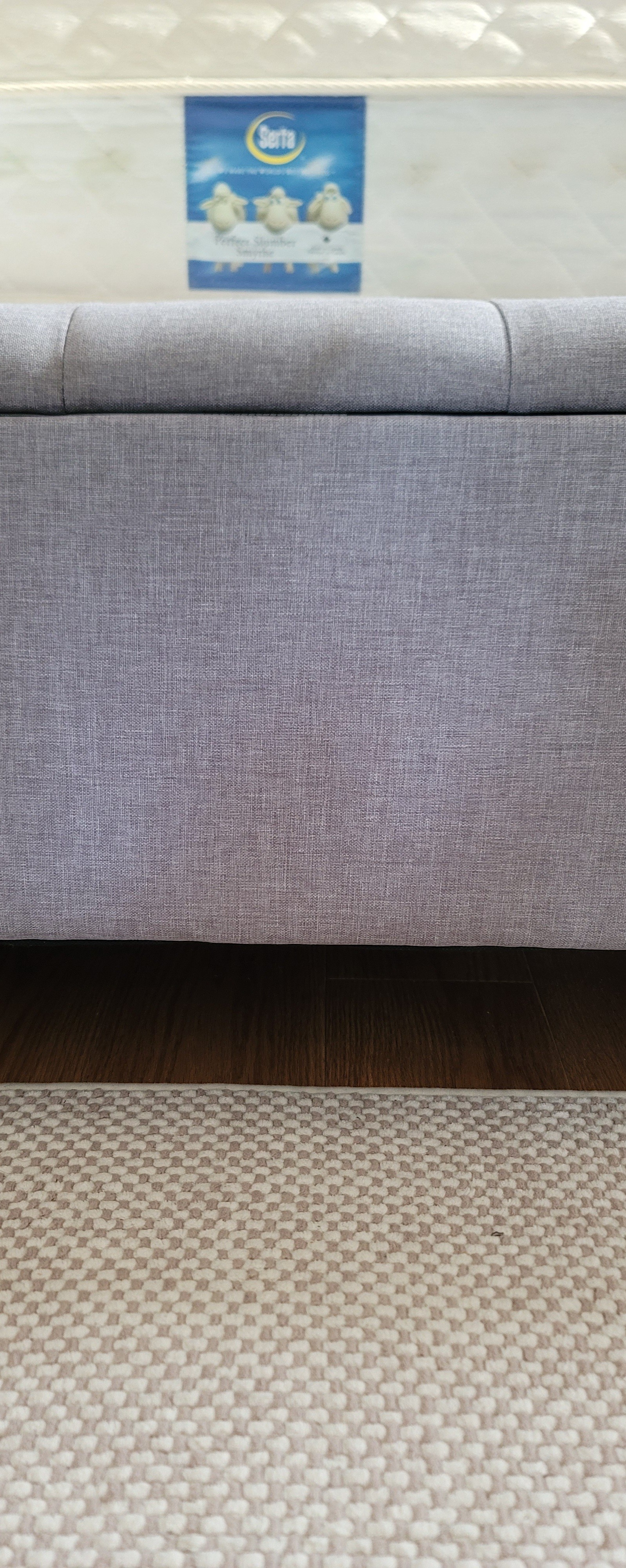 King-size bed with built-in storage + box + mattress - photo 2