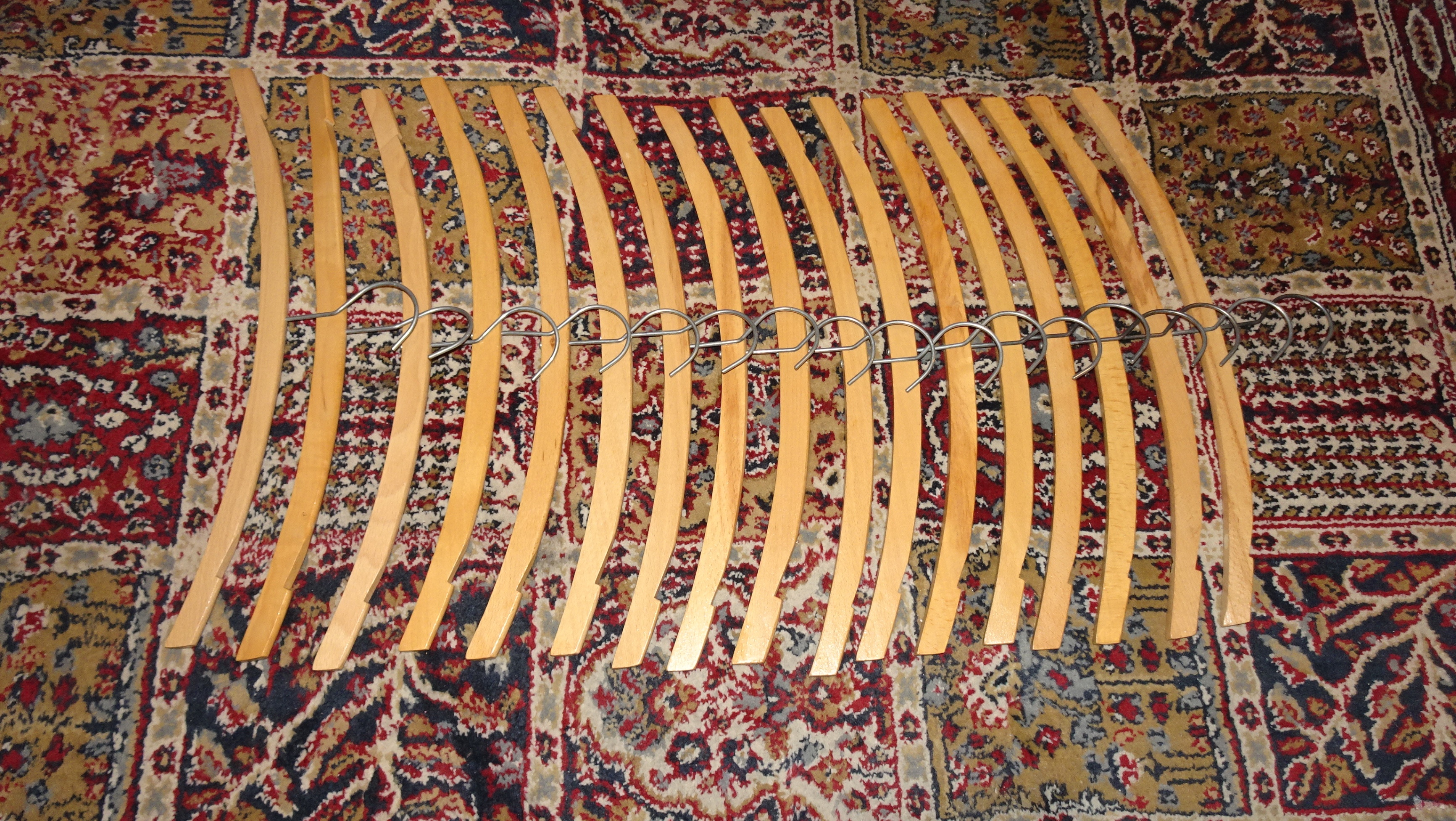 17 Wooden Coat Hangers
