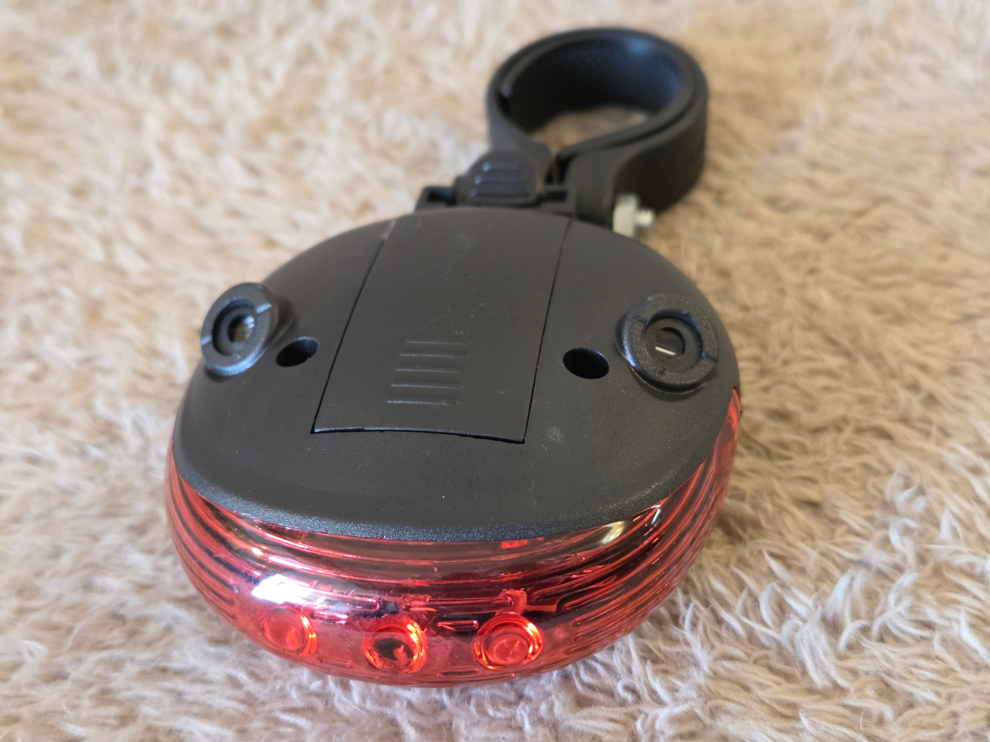 Bike Rear Light – 5 LED + 2 Laser, Seatpost Mount - photo 5