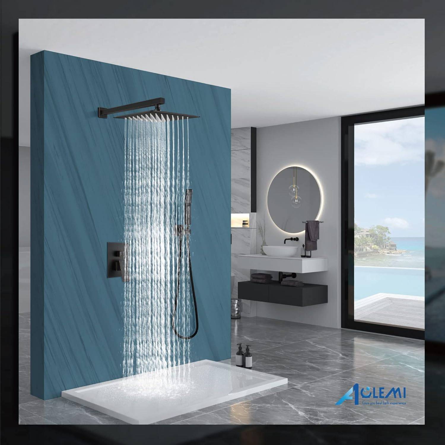 OLEMI Shower System with Rain Shower Head - photo 4