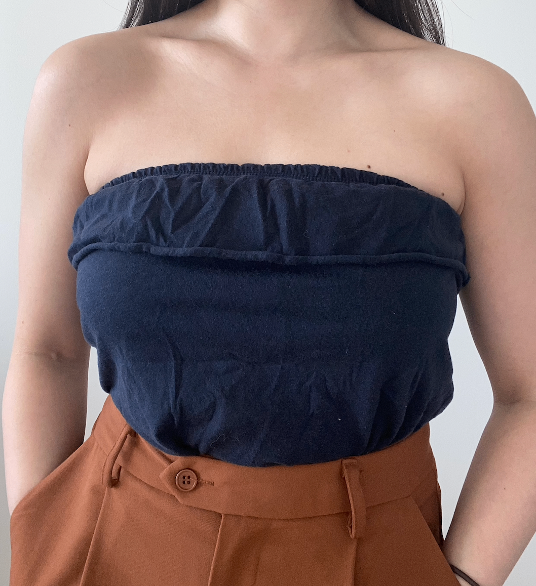 Navy Abercrombie Tube Top