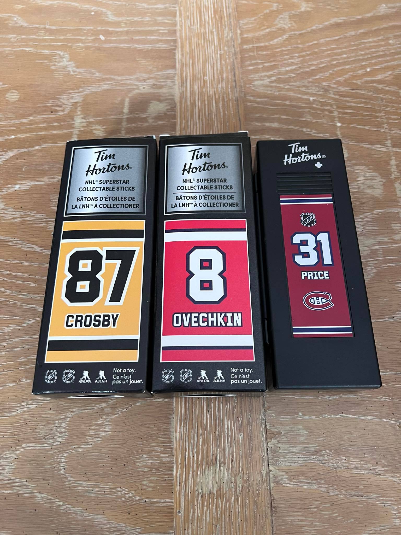 Tim Hortons NHL Collectible Sticks