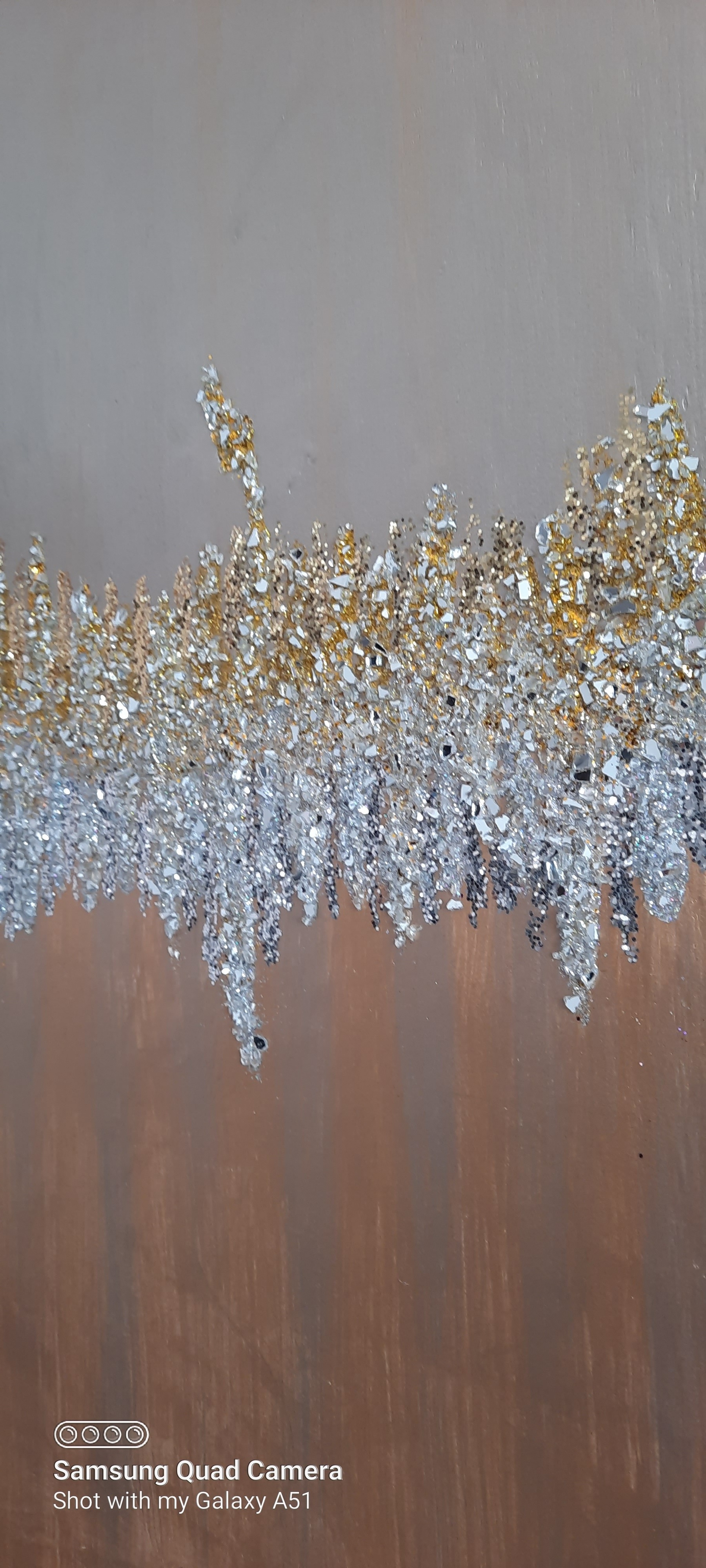 #2 - Textured wall art painting on canvas . - photo 3