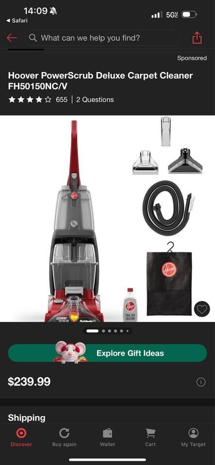 Hoover PowerScrub Deluxe Carpet Cleaner - New! - photo 3