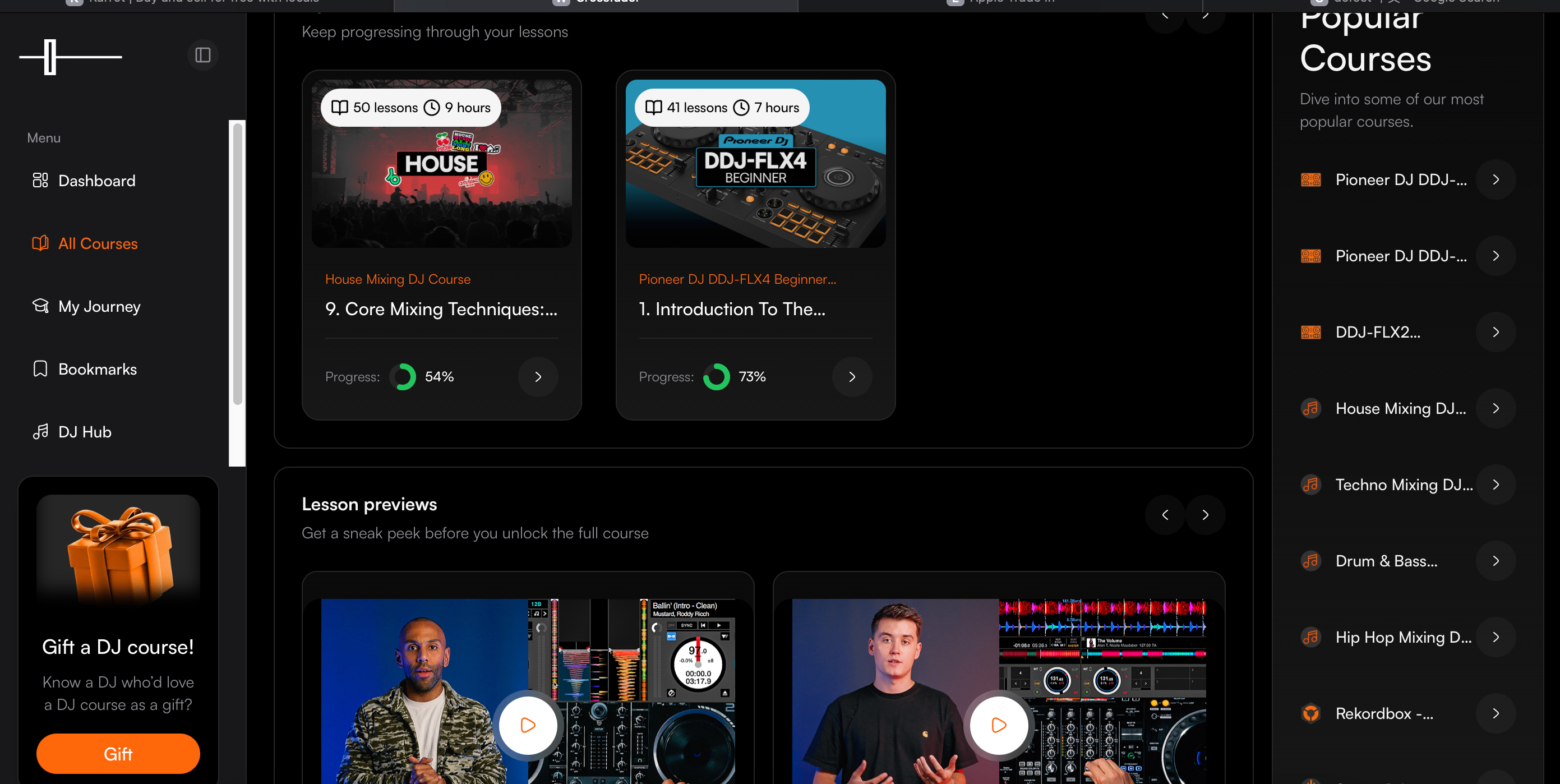 Crossfader full bundle account