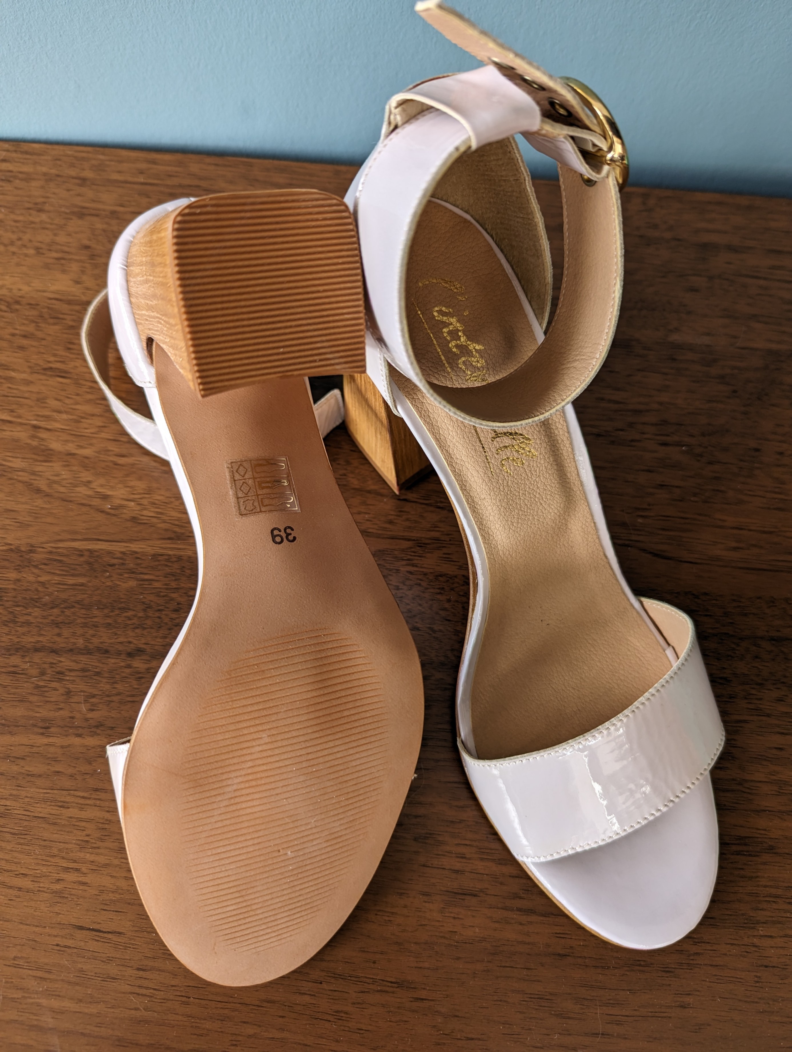L'Intervalle Minimalist Block Heel Sandals – Size 39 - photo 3