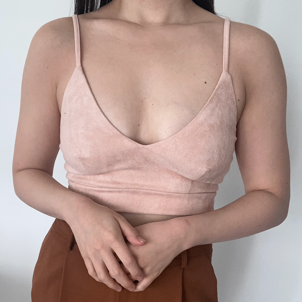 [NEW] Pink Triangle Crop Top - photo 2