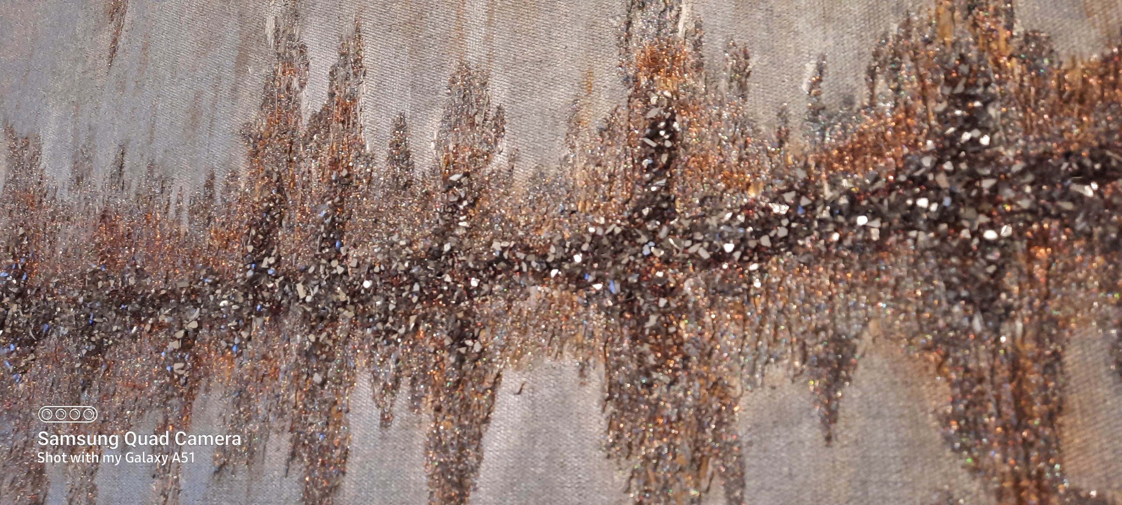 Textured wall art painting on canvas . Abstract wall art - photo 2