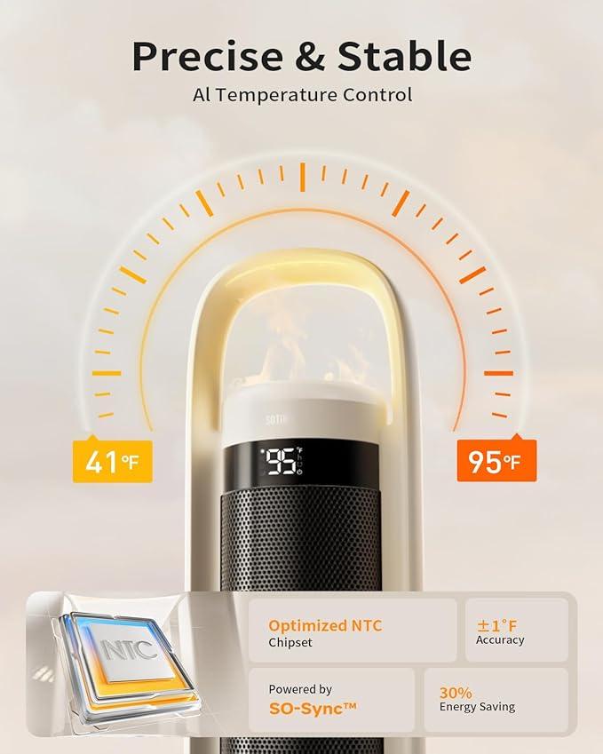SOTHING Space Heater Humidifier - photo 3