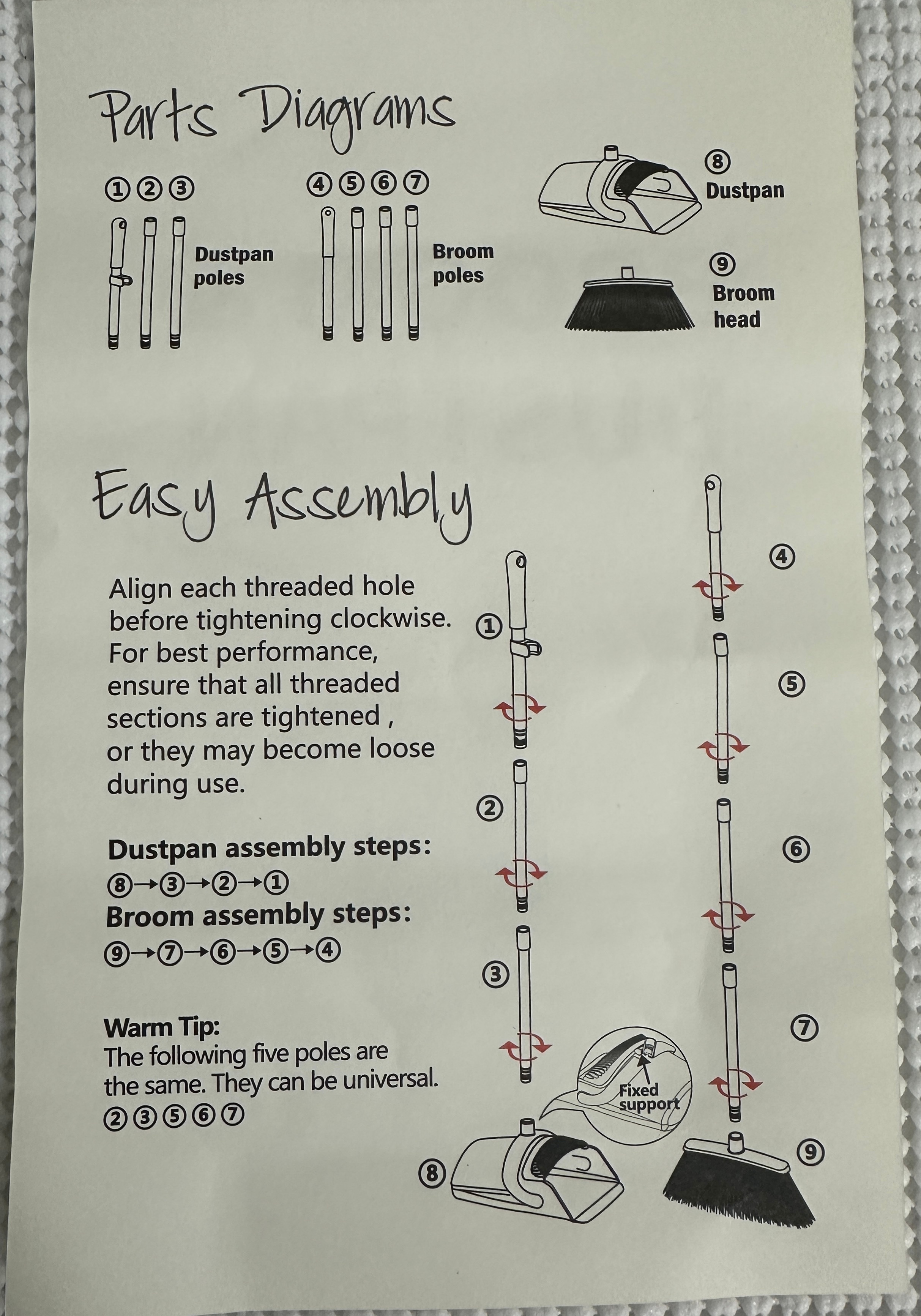 Dust Pan & Broom Set - photo 4