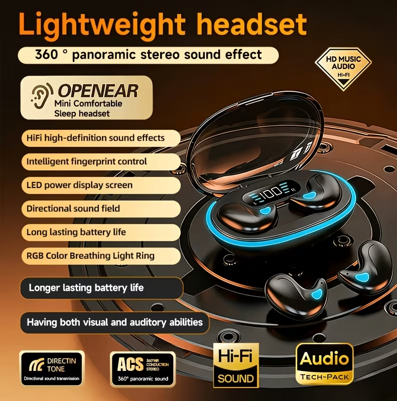 True Wireless In-ear Sleep Confortable Headset Music Earbuds - photo 4