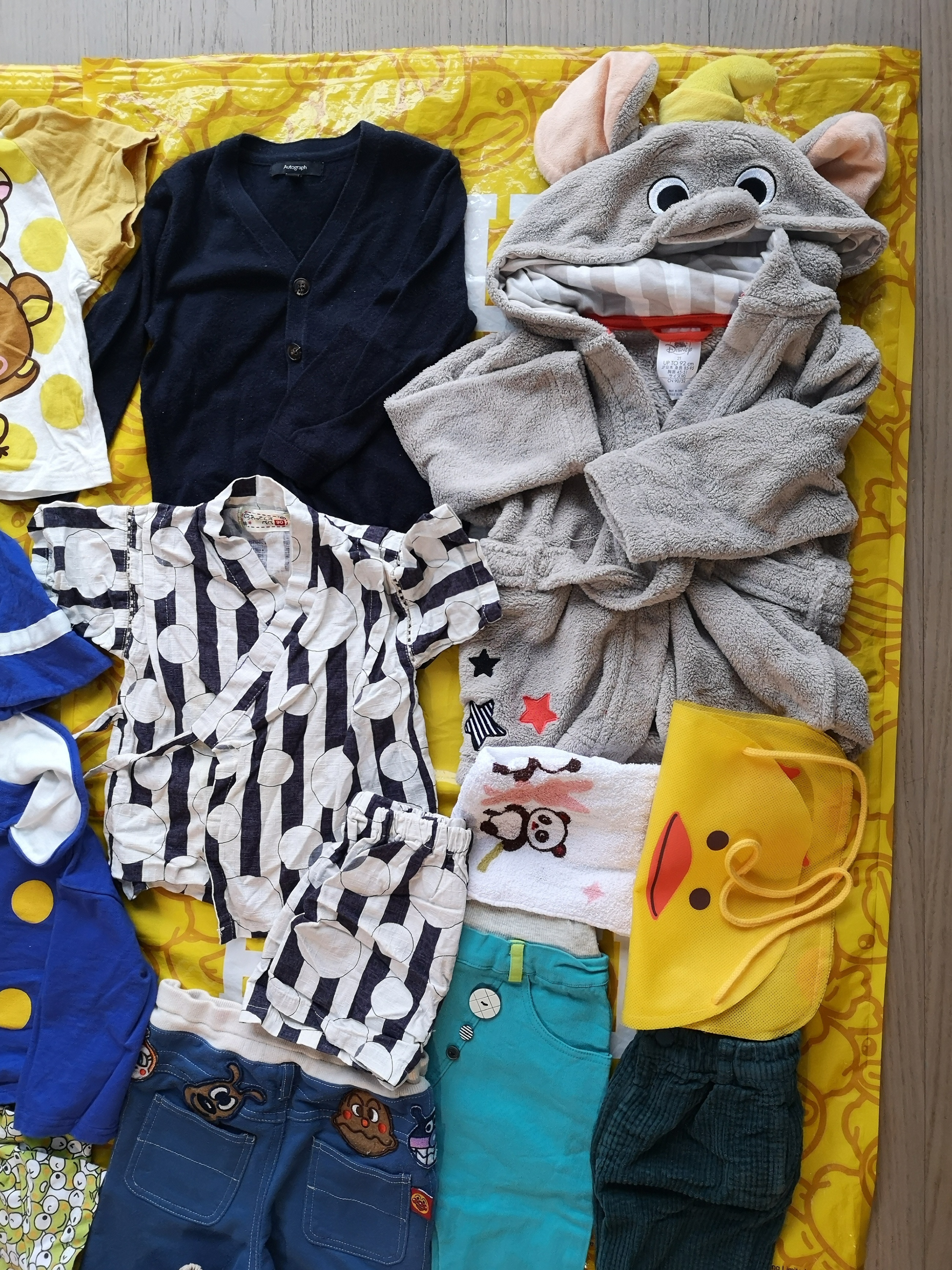 39pcs Clothing Set Yukata Pikachu Rilakkuma Miffy Toddler 2T–3T - photo 3