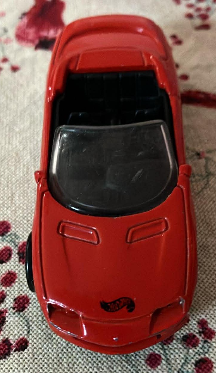Hot Wheels Camaro Convertible Red Die Cast Toy Car