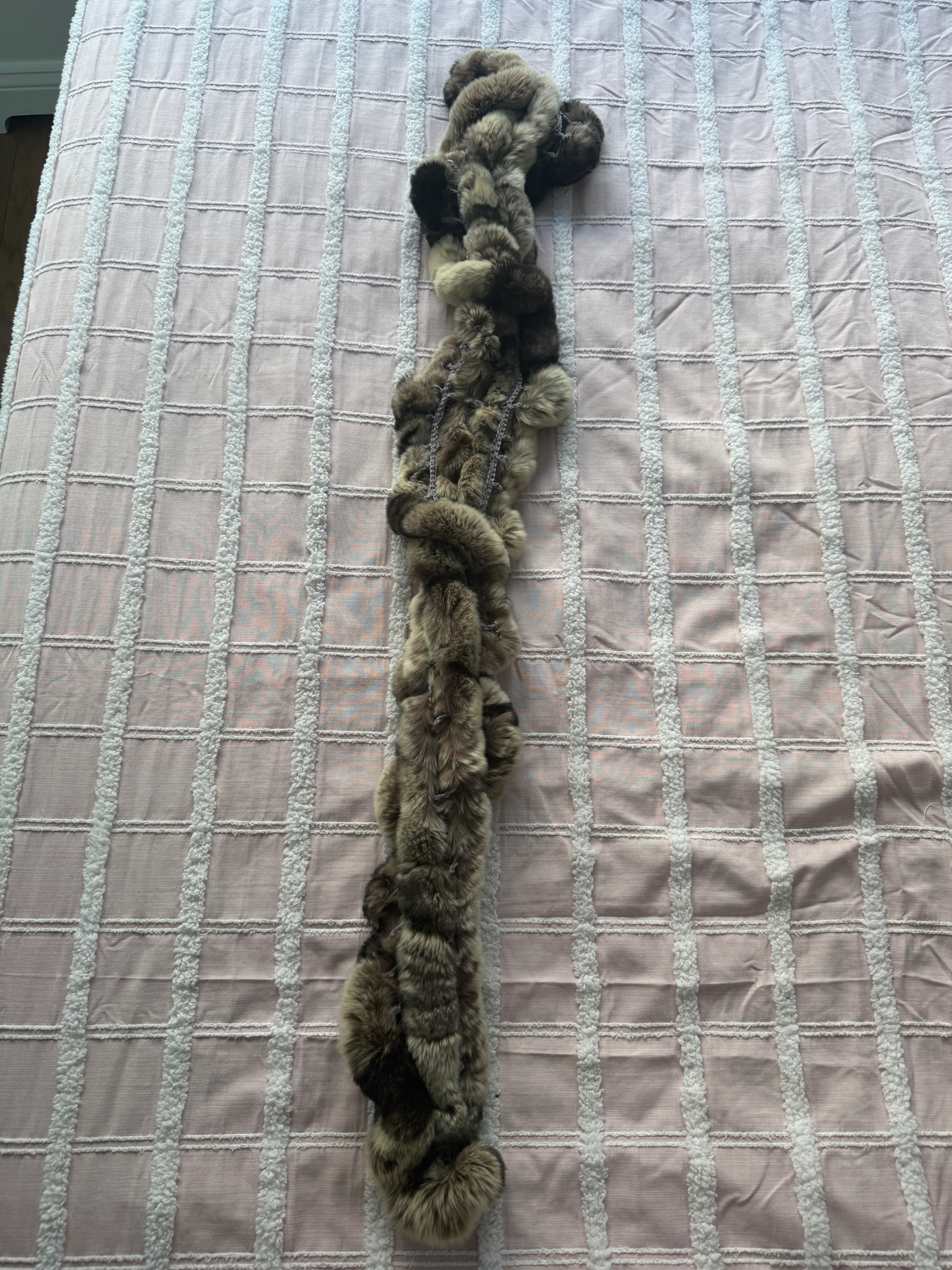 Real fur shawl - photo 2