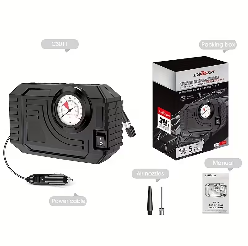 Carsun 150PSI Tire Inflator for Cars - photo 4