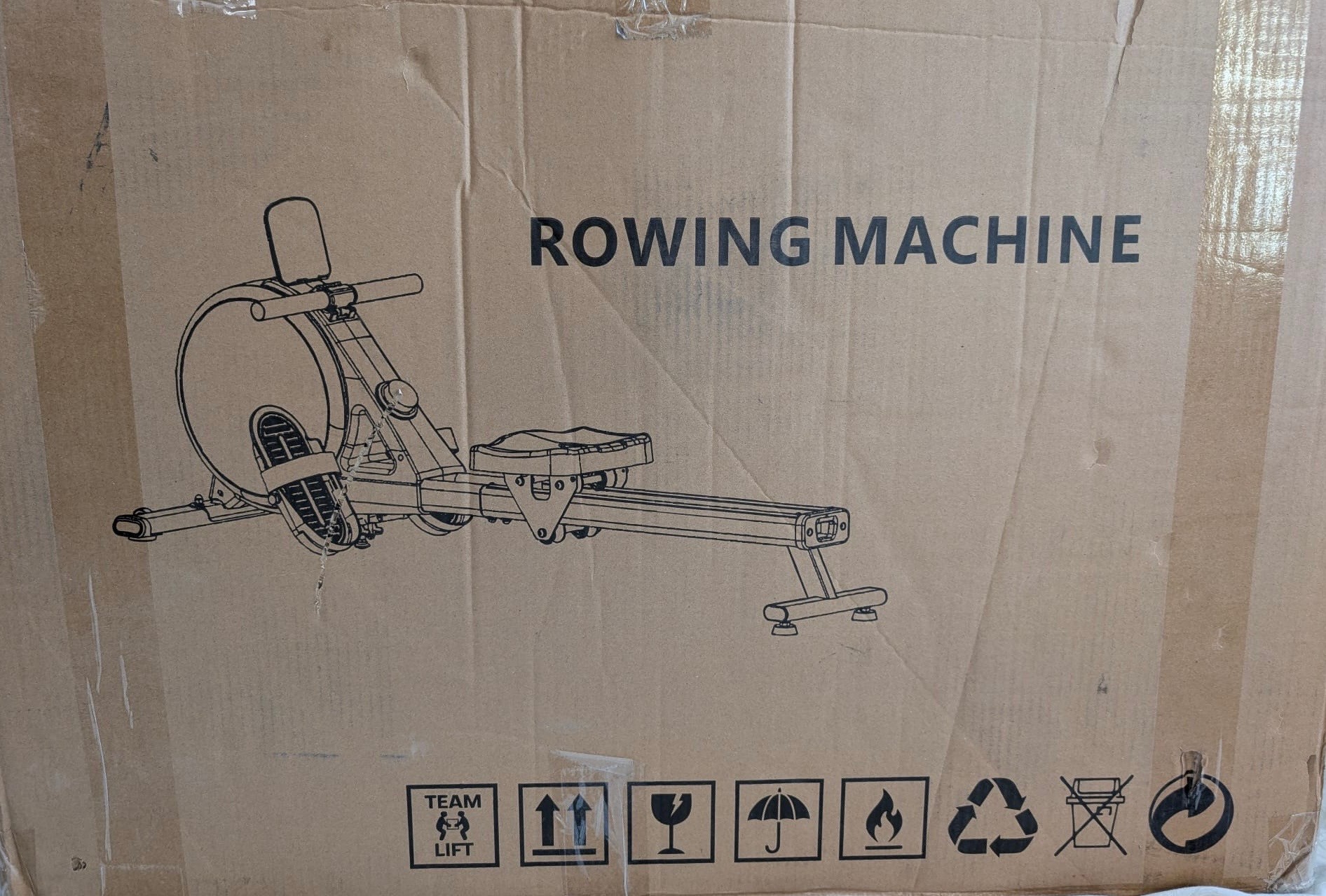Rowing Machine Magnetic 16/32 Level Resistant Double Slide R APP - photo 2