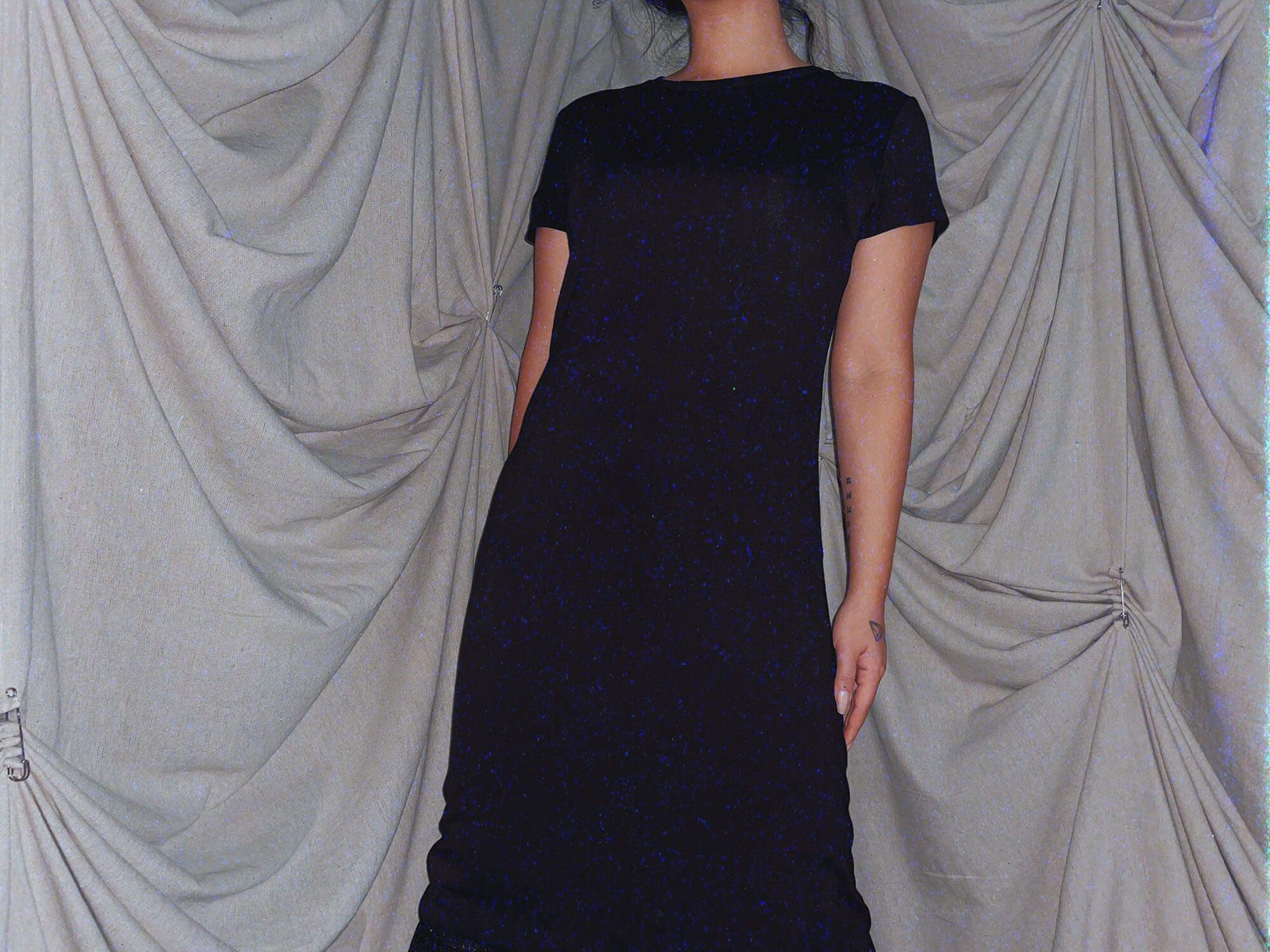 Midi Tshirt Dress Black casual top - photo 3