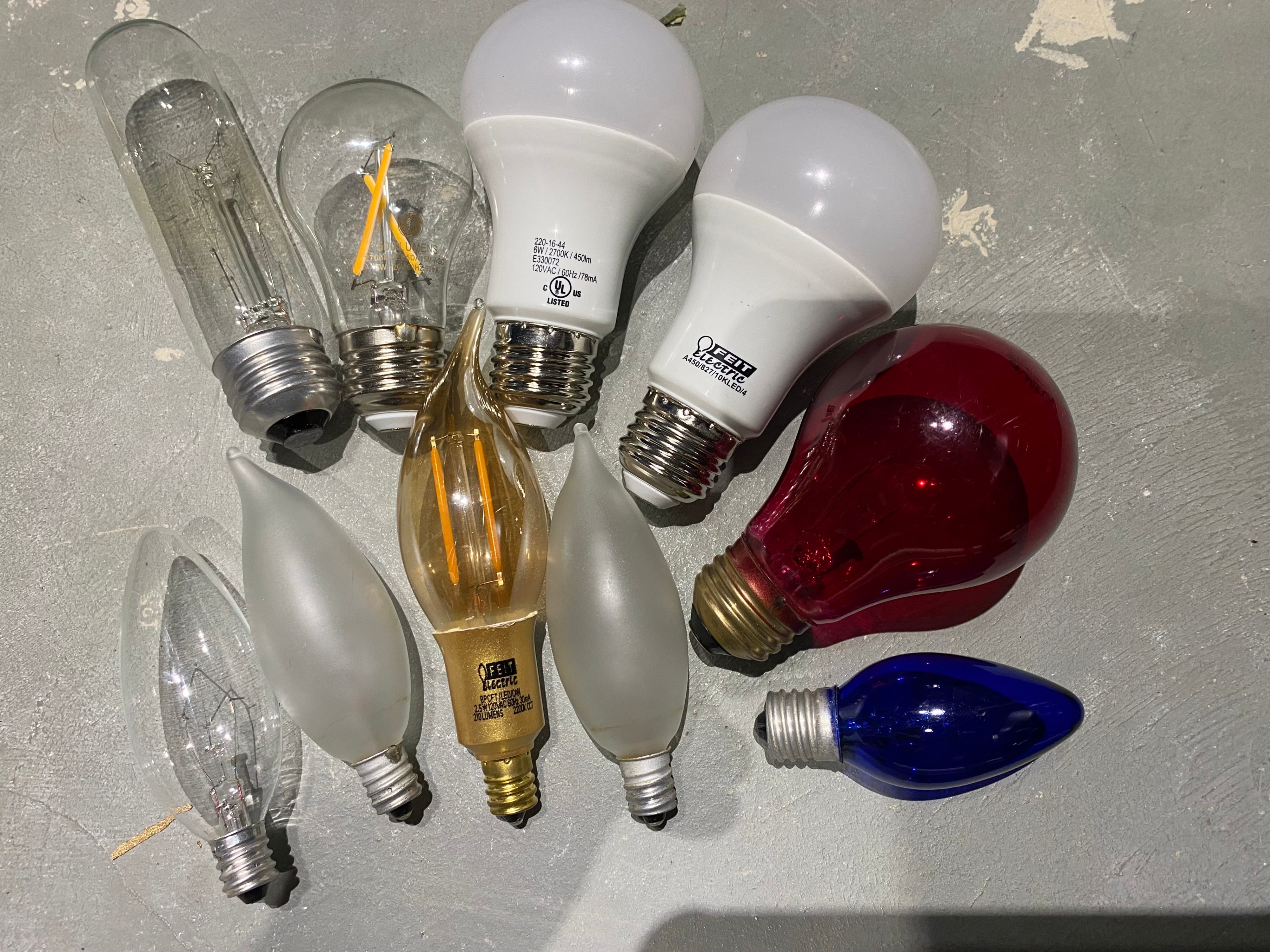 10 LED Bulbs & Non-LED Bulbs – A19 (E26) – A11 (E12) –$2 for all - photo 4