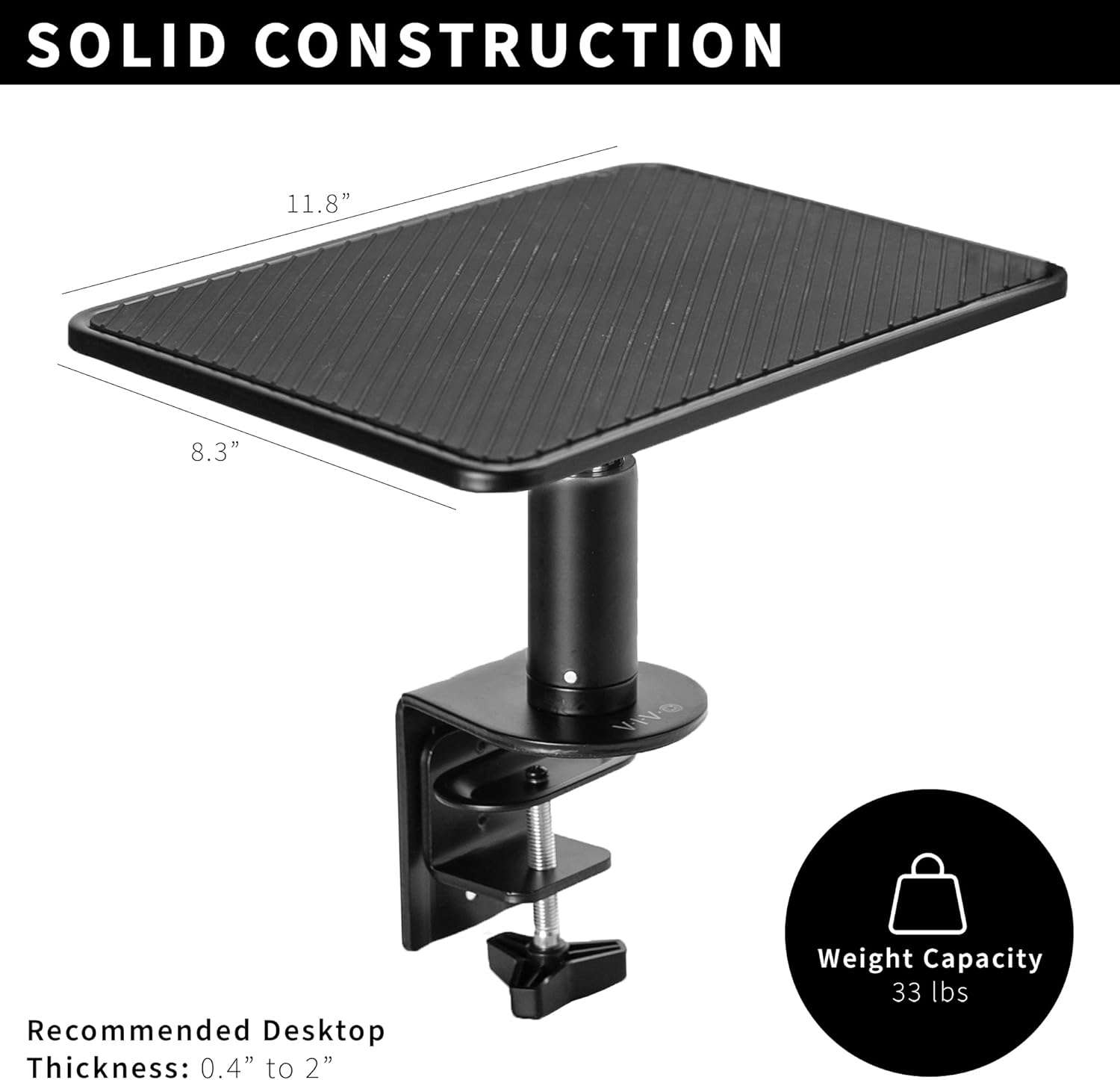 New VIVO Clamp-On Height Adjustable Computer Monitor/Laptop Rise - photo 2