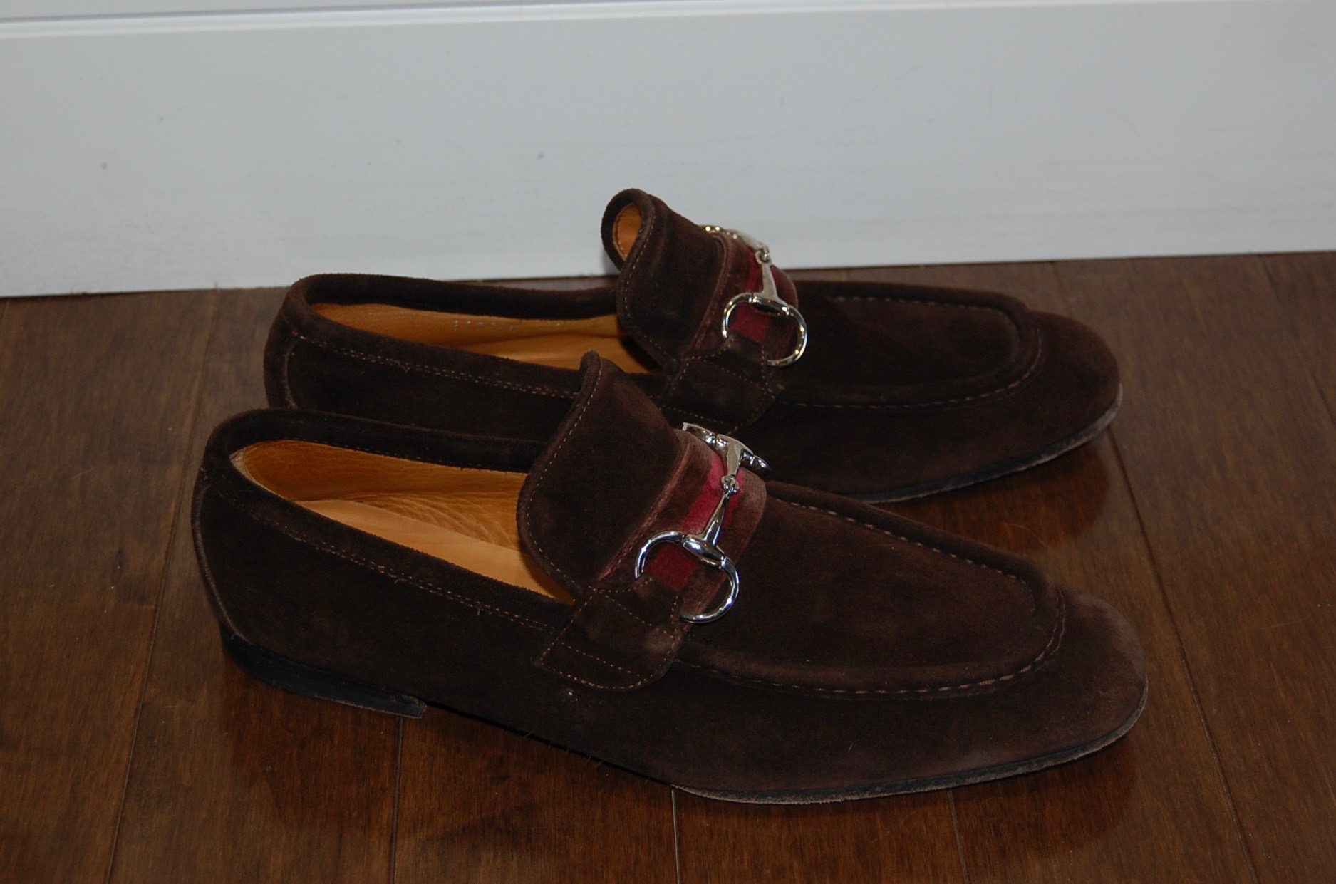 Gucci Brown Suede Loafers size EUR 40.5 - photo 2