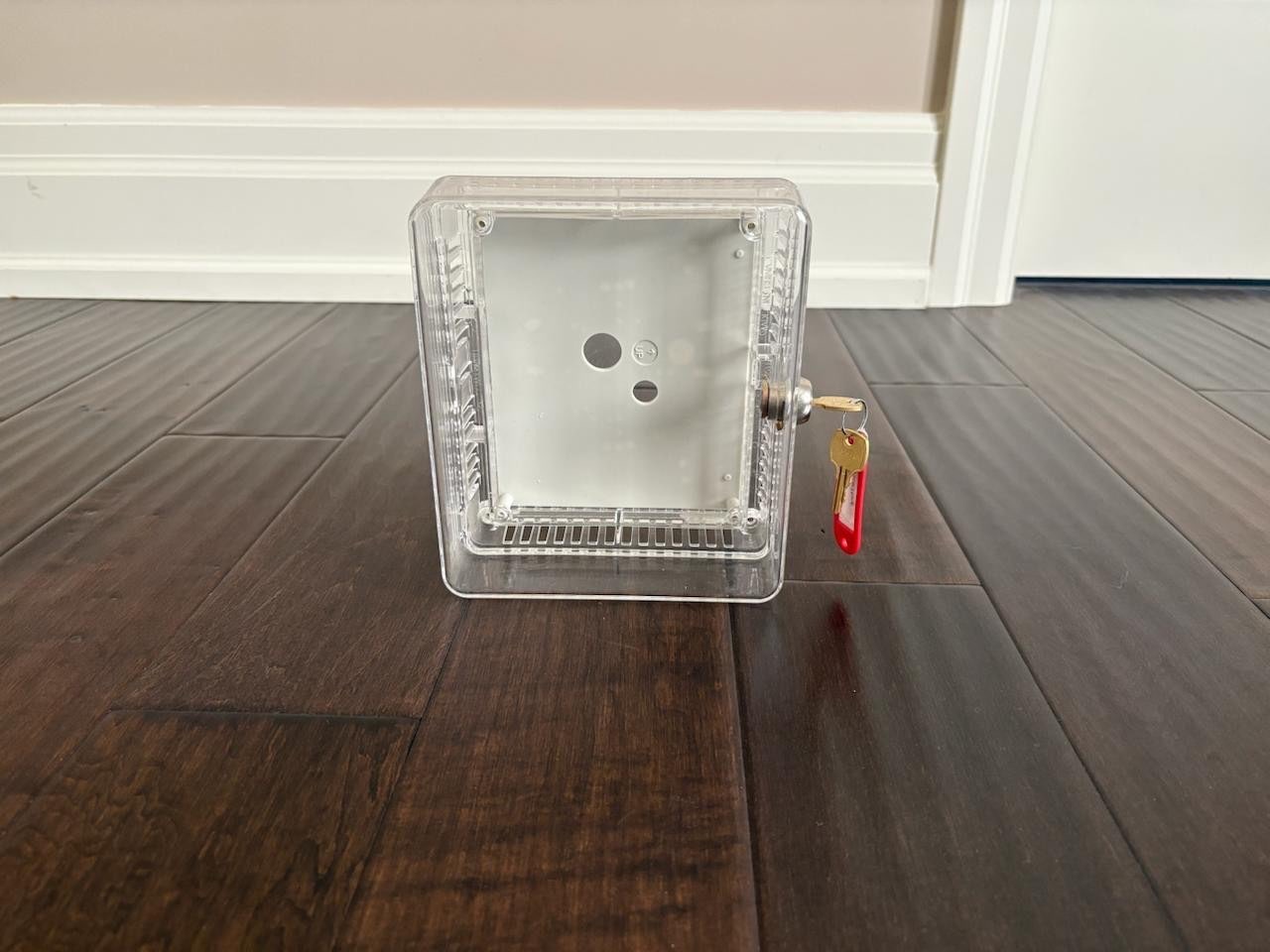 Clear Thermostat Cover With Lock - photo 2