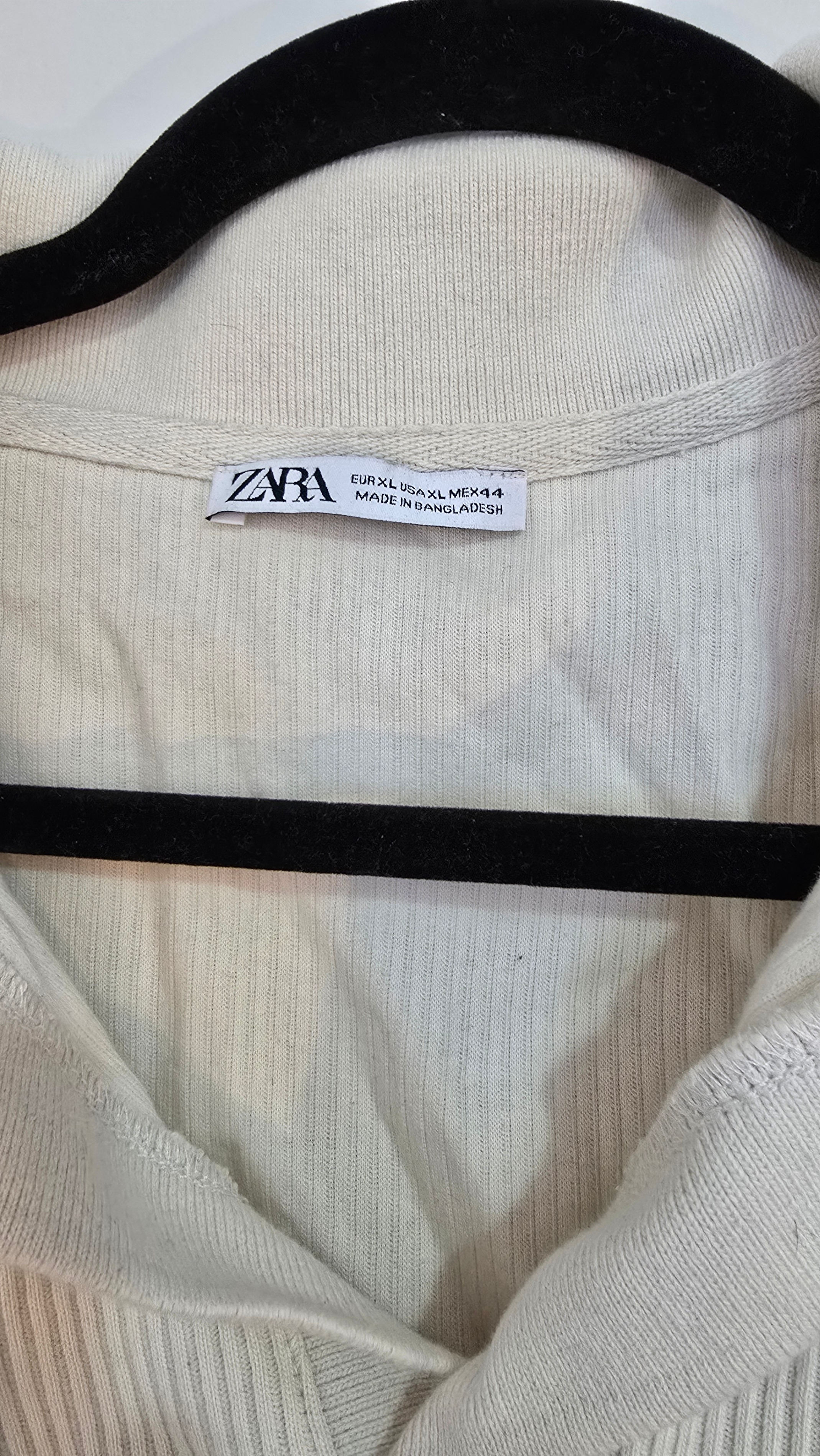 Six Zara Ribbed Polo Shirts - Size XL - photo 2